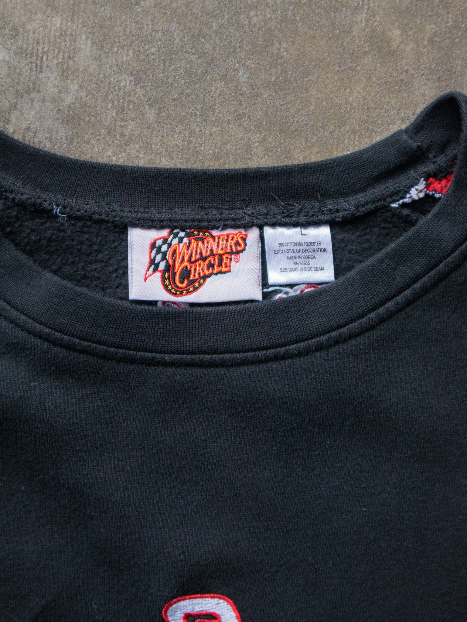 Vintage 90s Black Dale Earnhardt Sweatshirt (L)