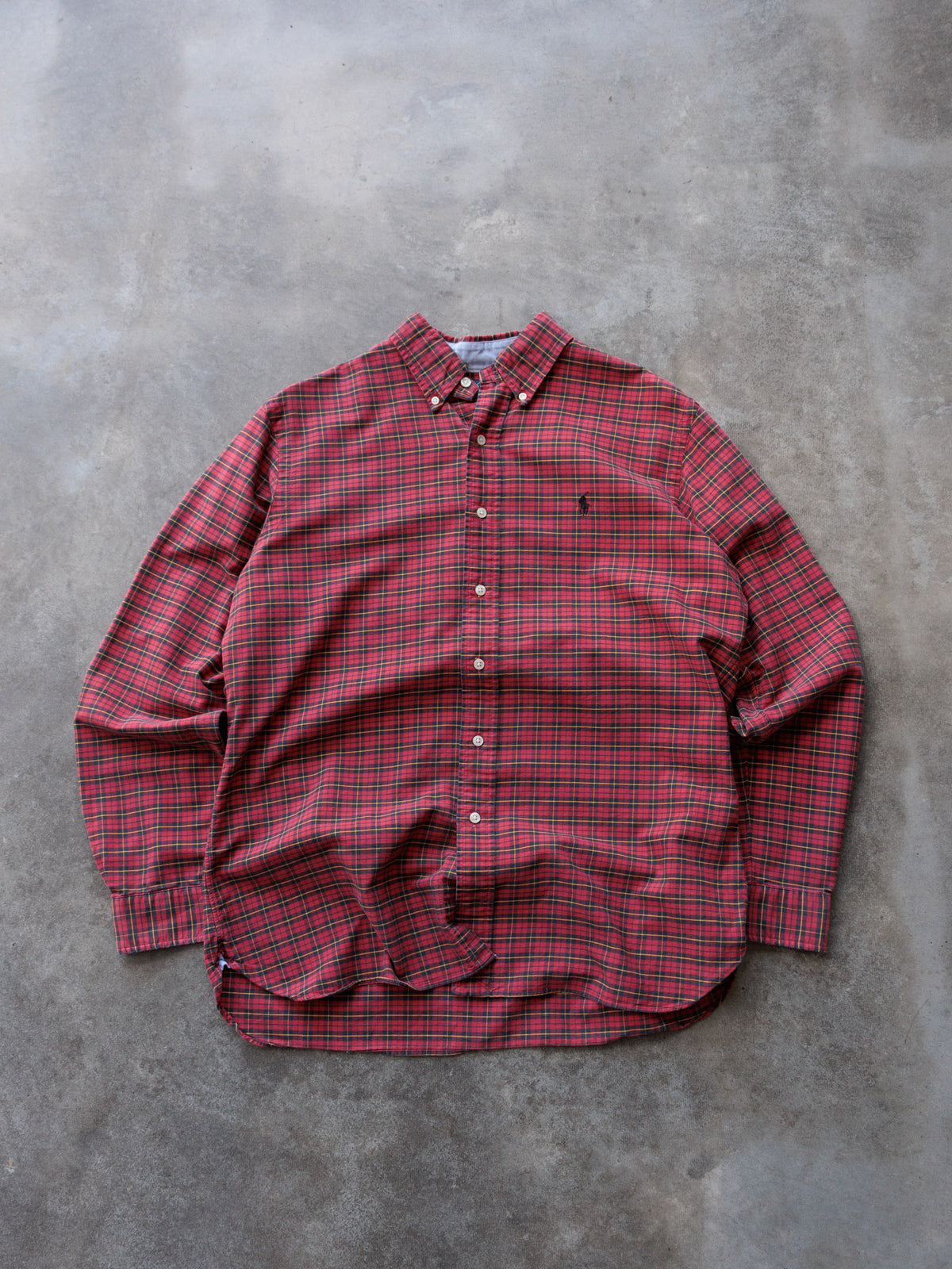 Vintage 00s Red Tartan Ralph Lauren Shirt (L)