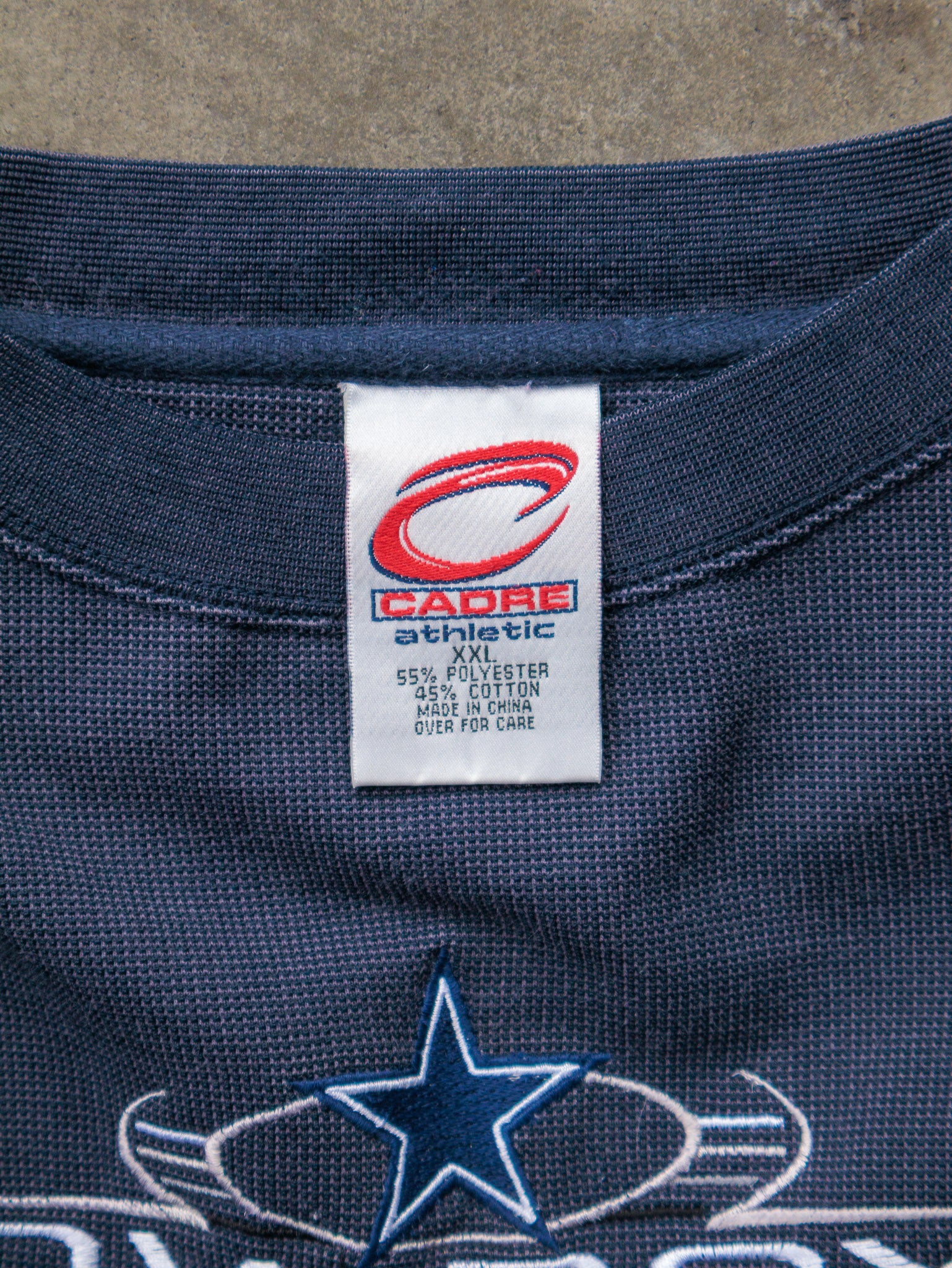 Vintage 00s Navy Dallas Cowboys Sweatshirt (2XL)