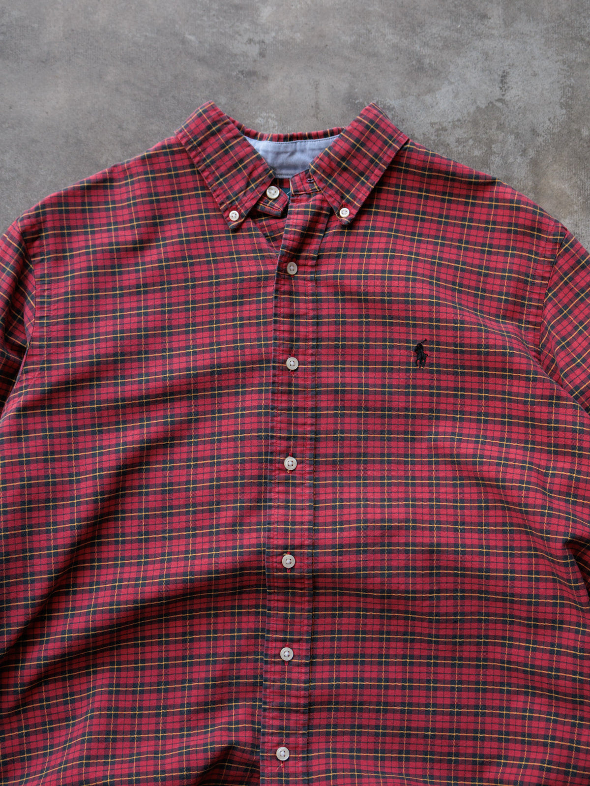 Vintage 00s Red Tartan Ralph Lauren Shirt (L)