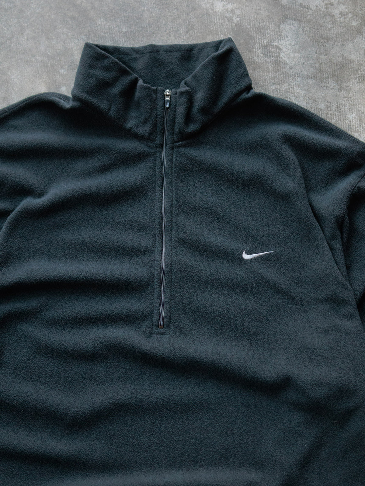 Vintage 00s Black Nike Fleece Quarter Zip (M)