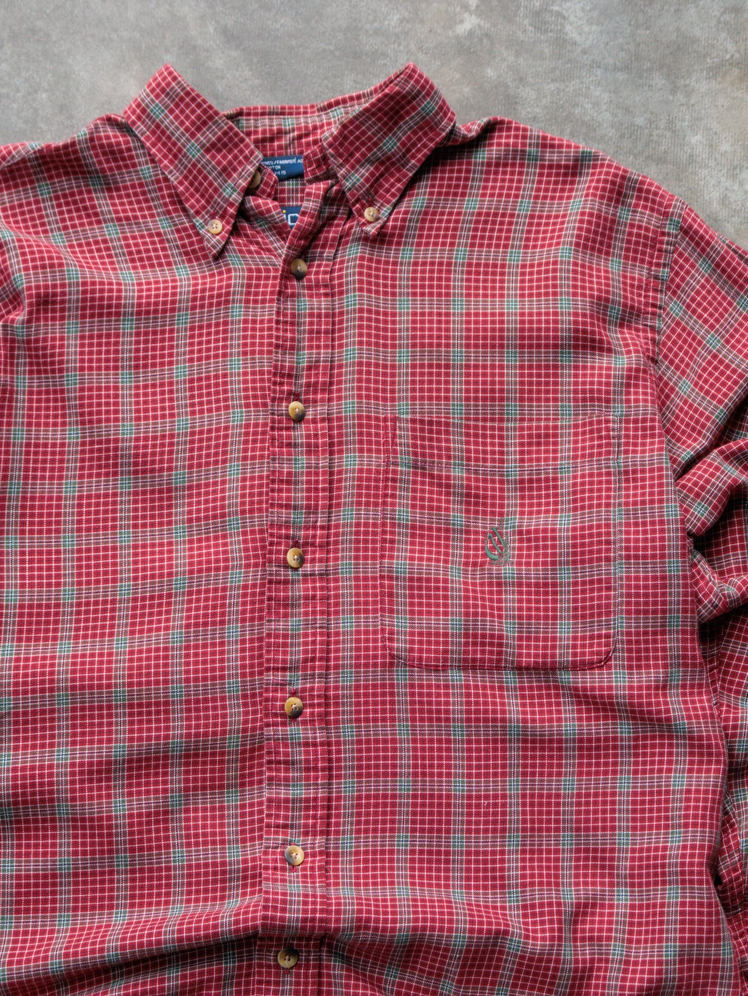 Vintage 00s Red Nautica Shirt (M)