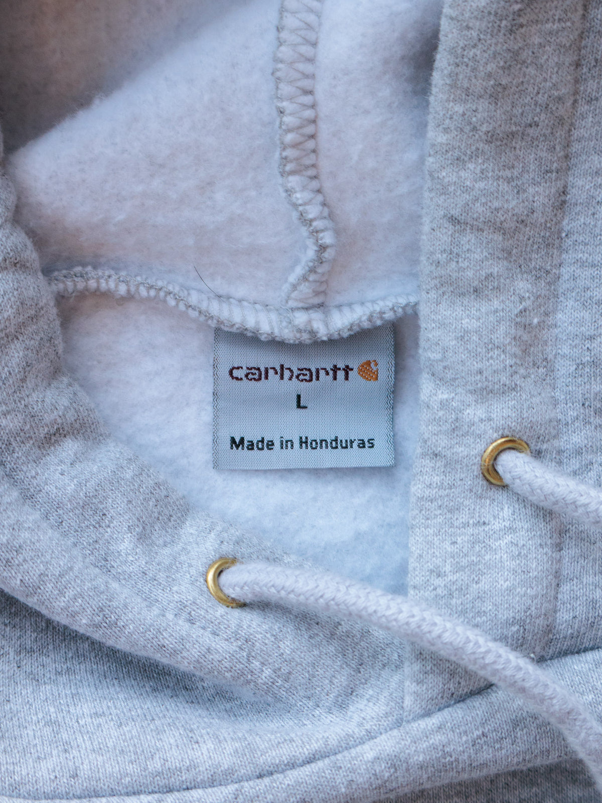 Vintage Grey Carhartt Hoodie (L)