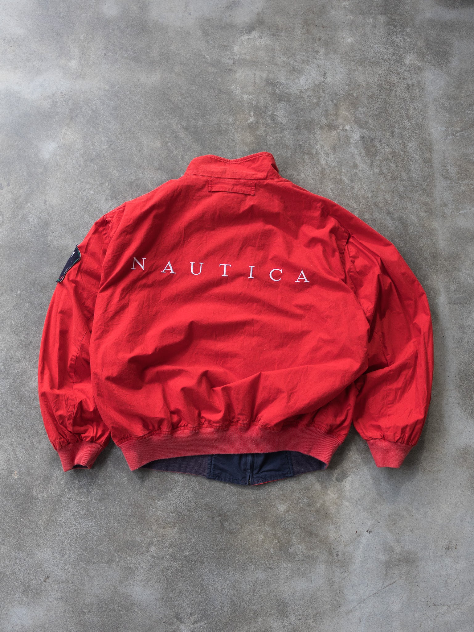Navy & Red Nautica Reversible Sailing Jacket (XL)