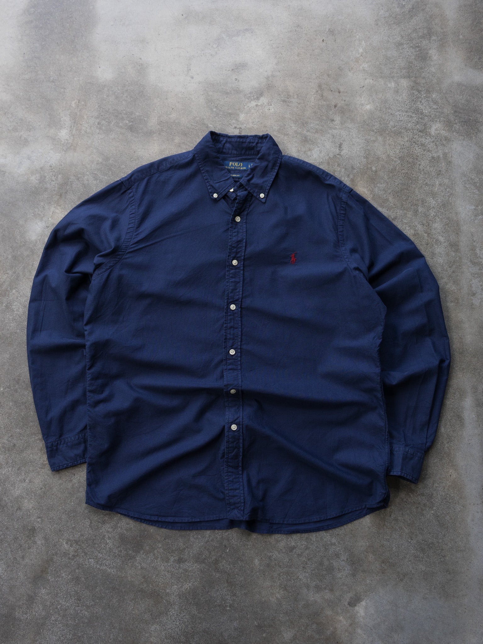 Vintage Navy Ralph Lauren Shirt (L)