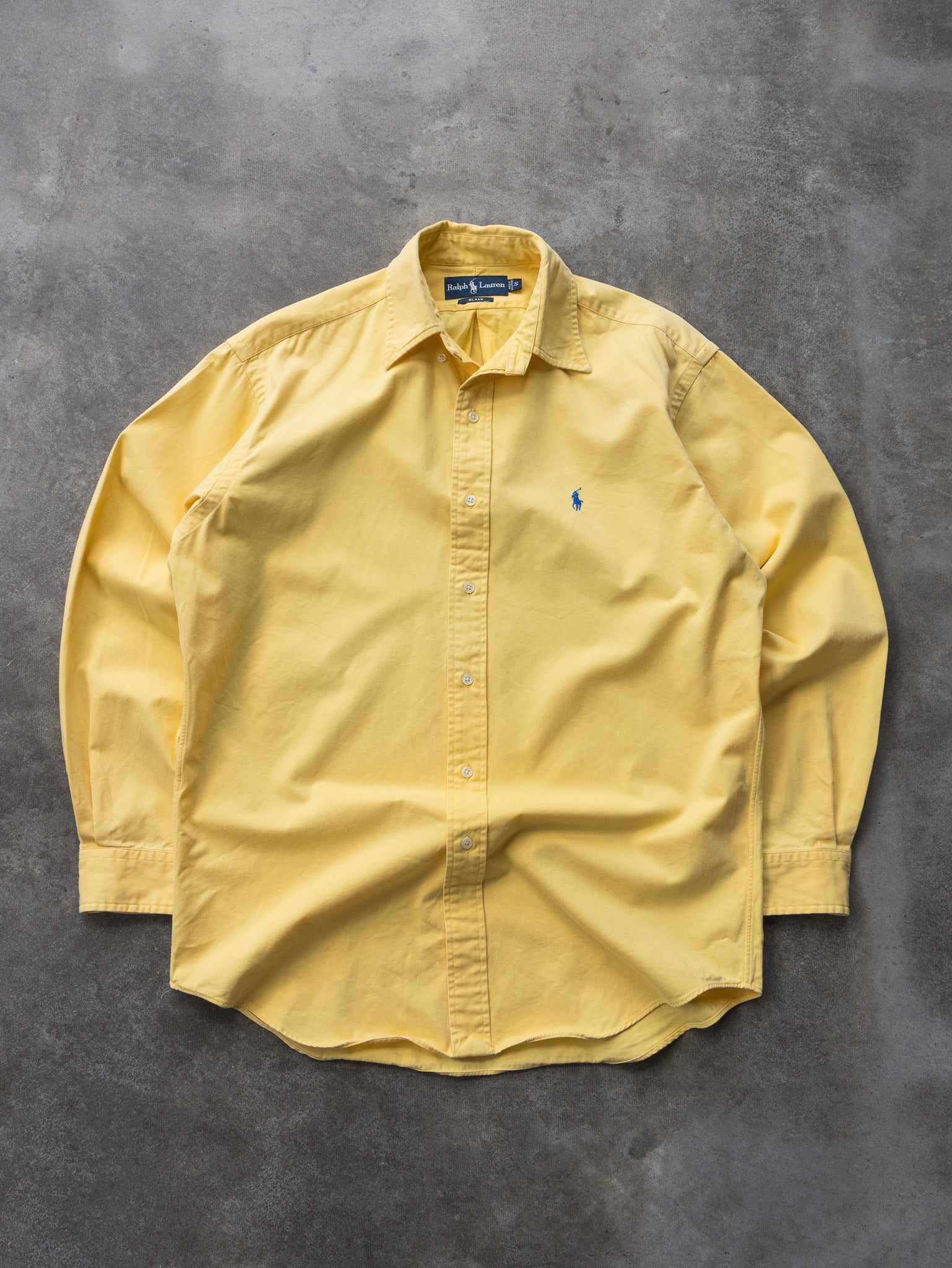 Vintage 90s Yellow Ralph Lauren Shirt (S)