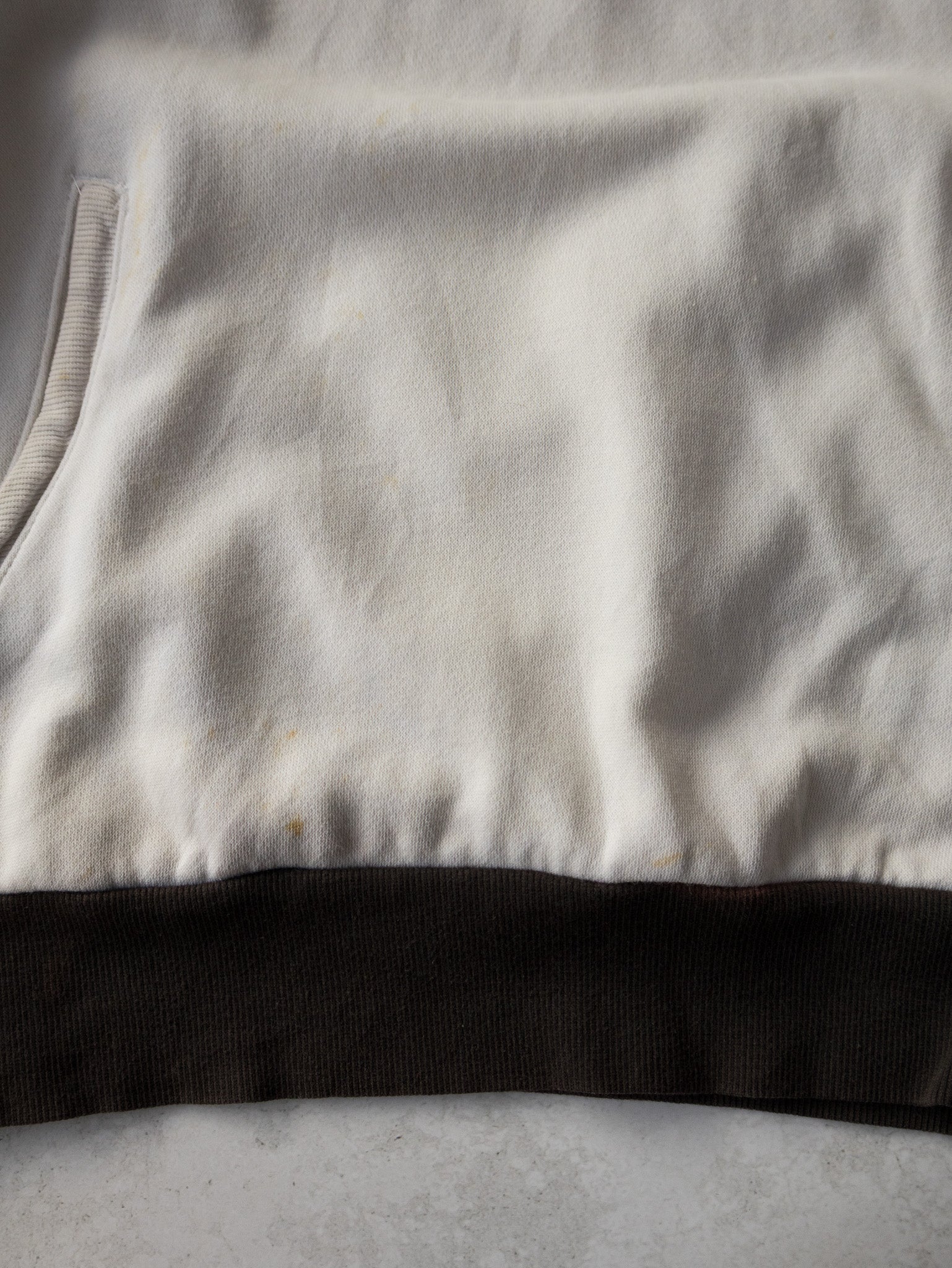 Vintage Adidas Training Brown/White Neon 3-Stripe Hoodie (S)