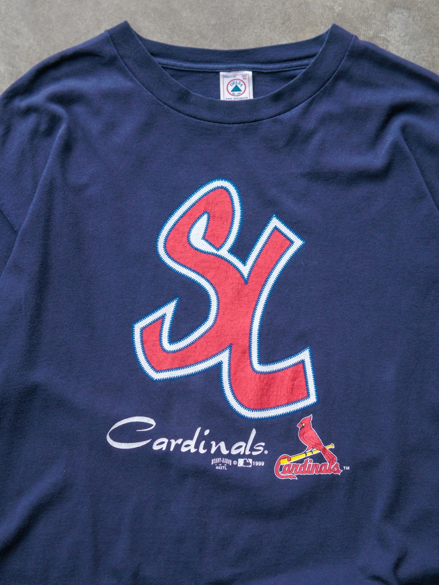 Vintage 1999 Navy St. Louis Cardinals Tee (XL)