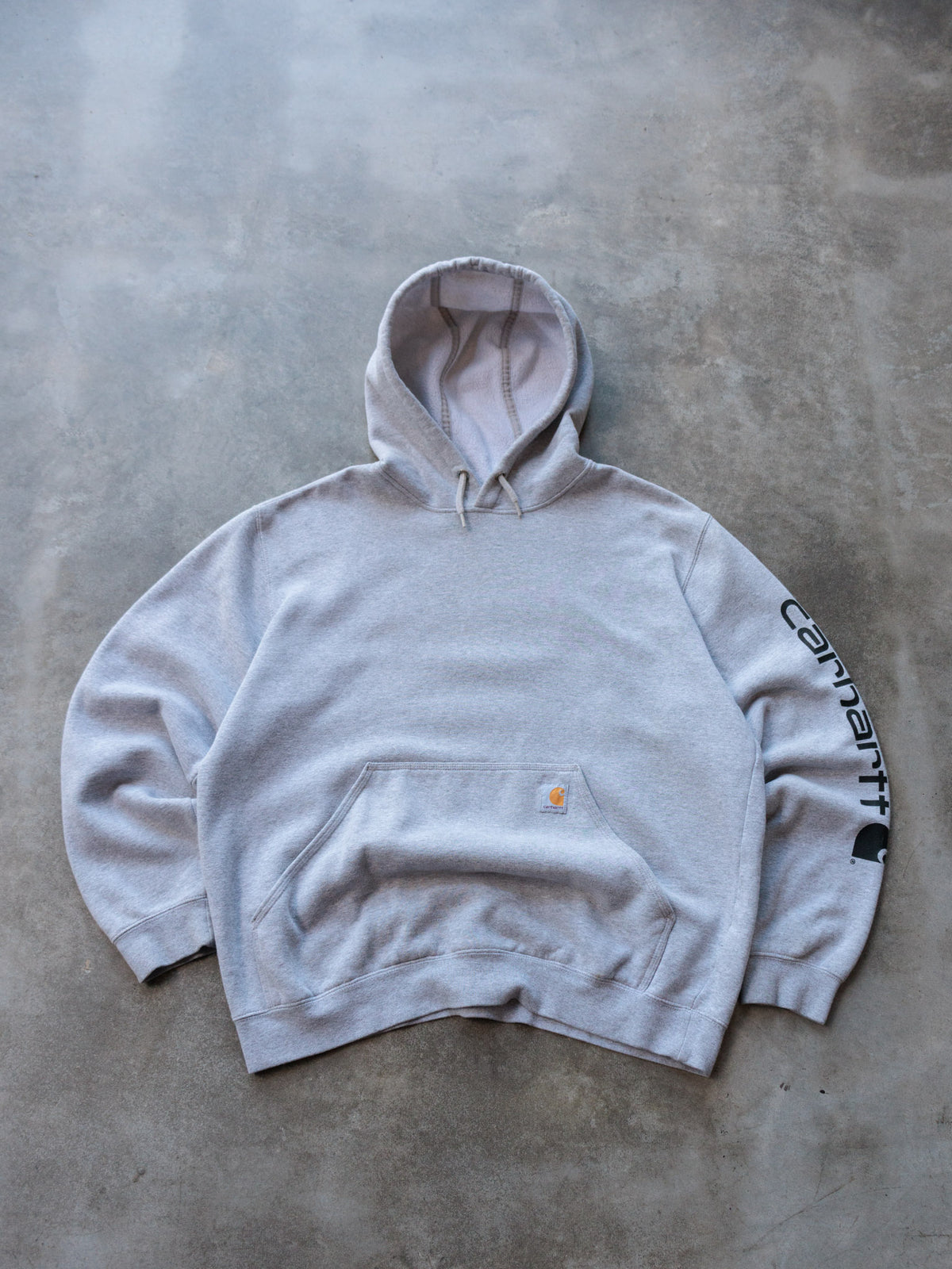 Vintage Grey Carhartt Hoodie (L)