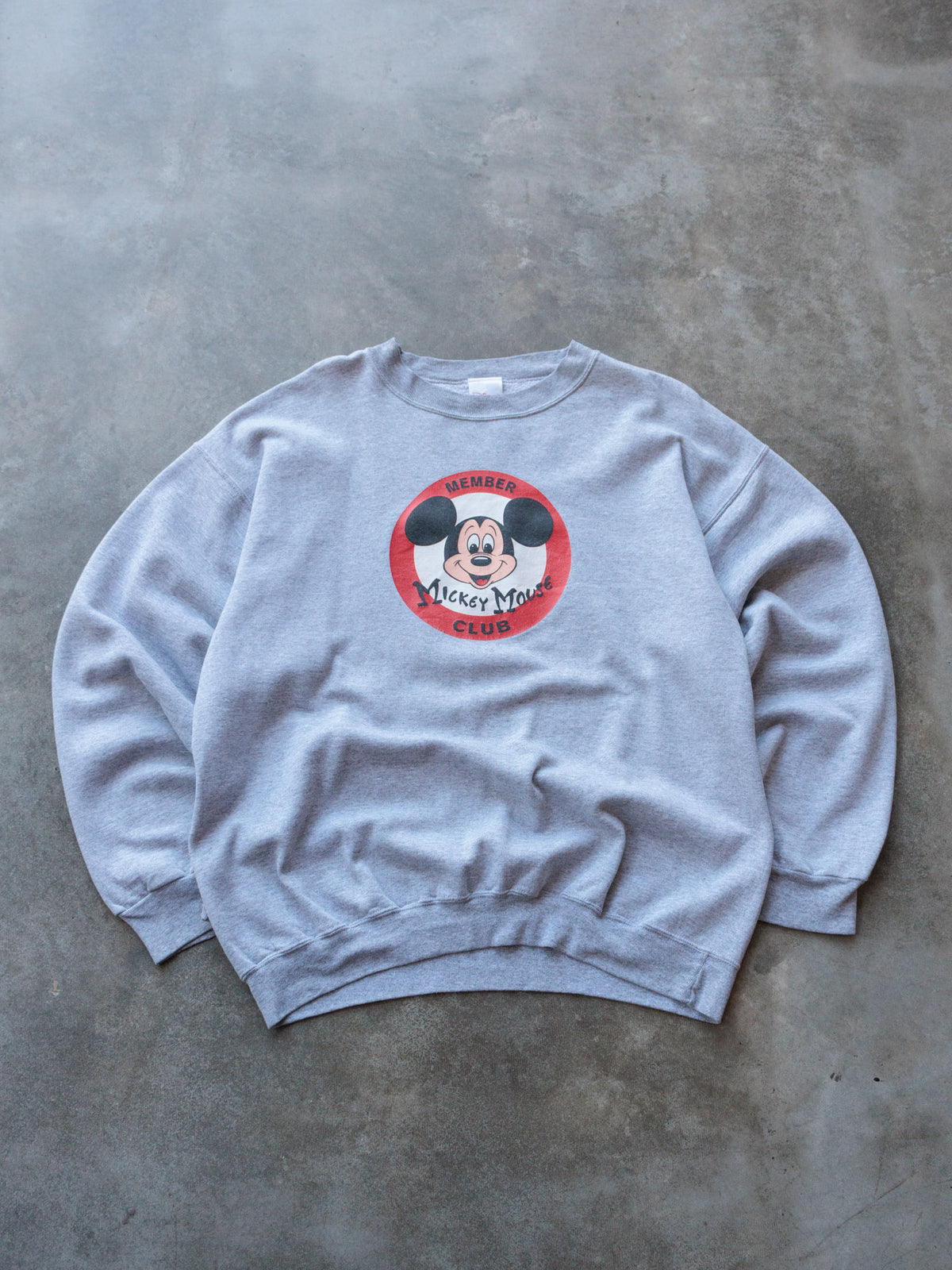 Vintage Grey Disney Mickey Mouse Club Sweatshirt (L)