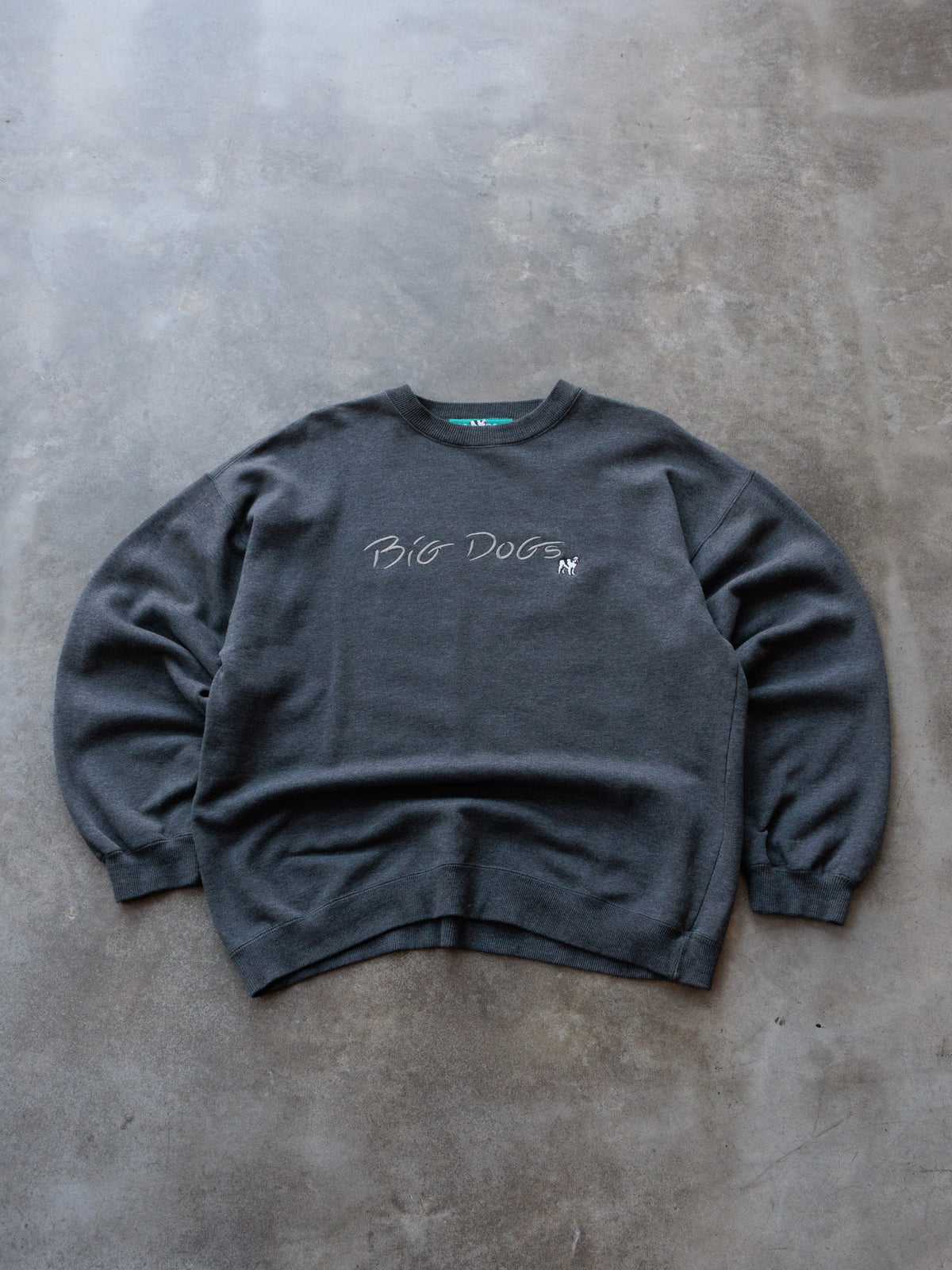 Vintage 90s Grey Big Dogs Sweatshirt (XL)