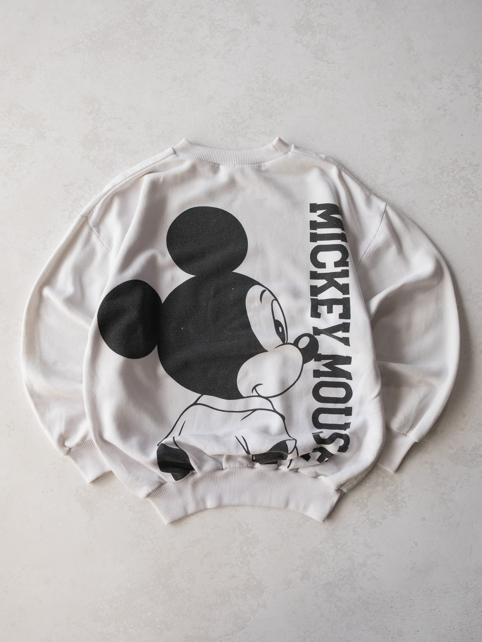 Vintage Mickey Big Print Sweatshirt (XL)