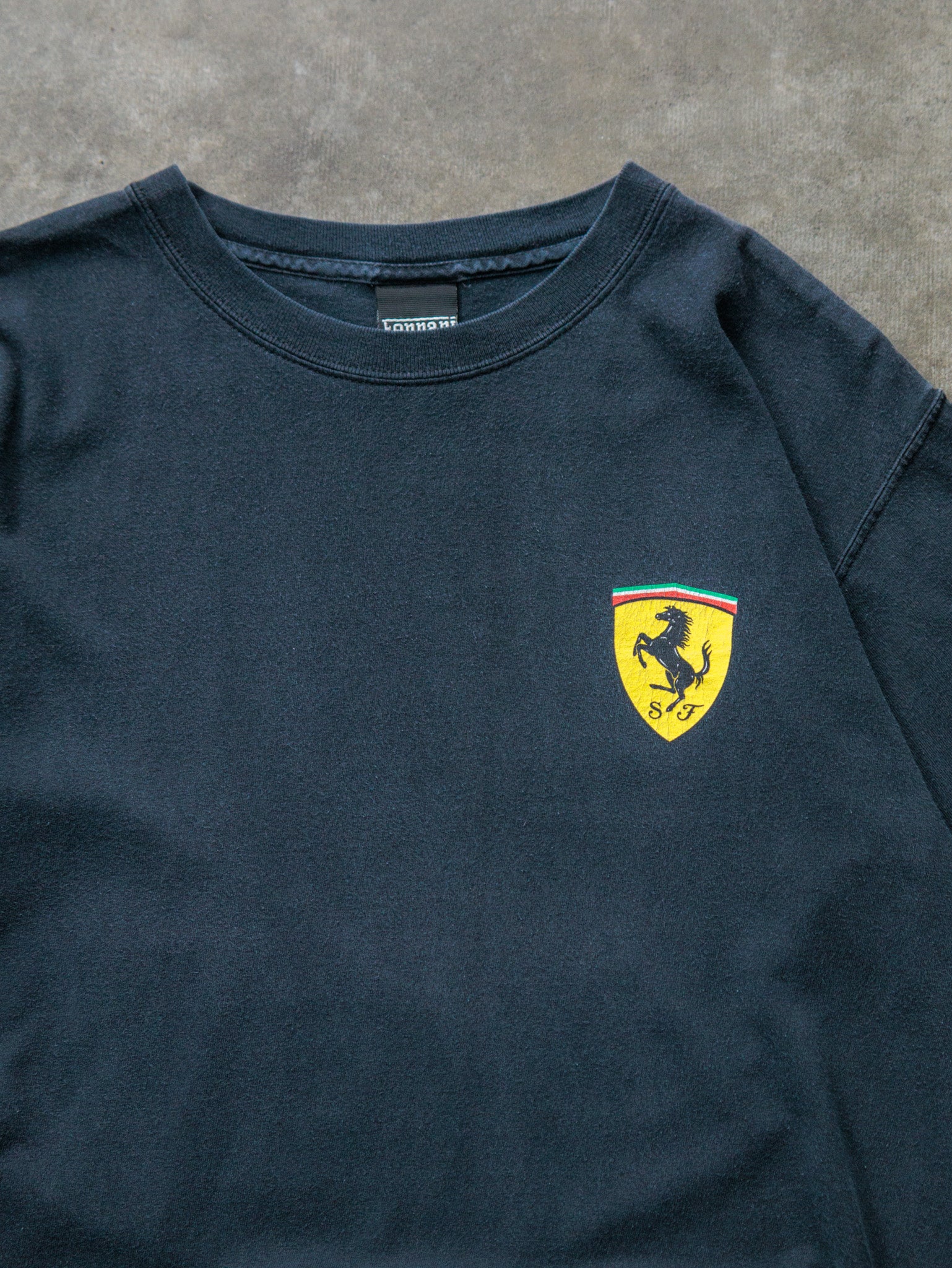 Vintage 00s Black Ferrari Fromula 1 Tee (M)