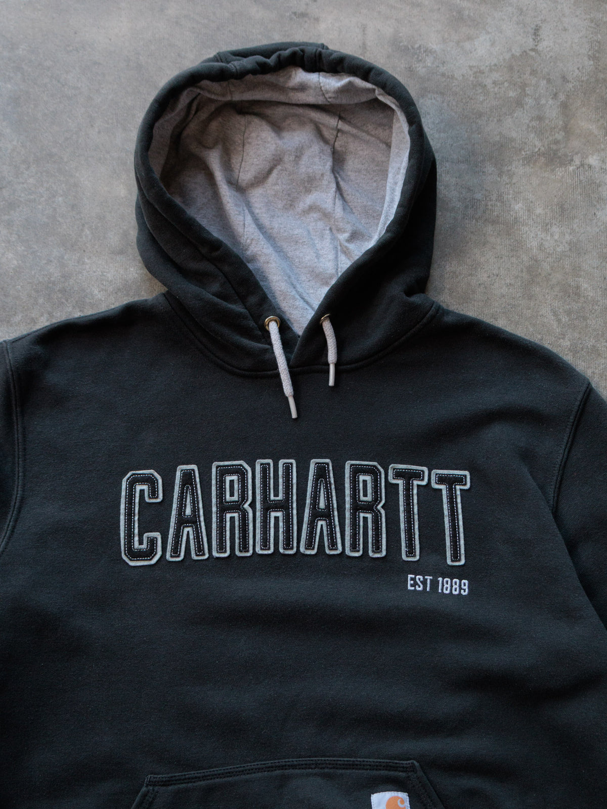 Vintage Black Carhartt Hoodie (-)