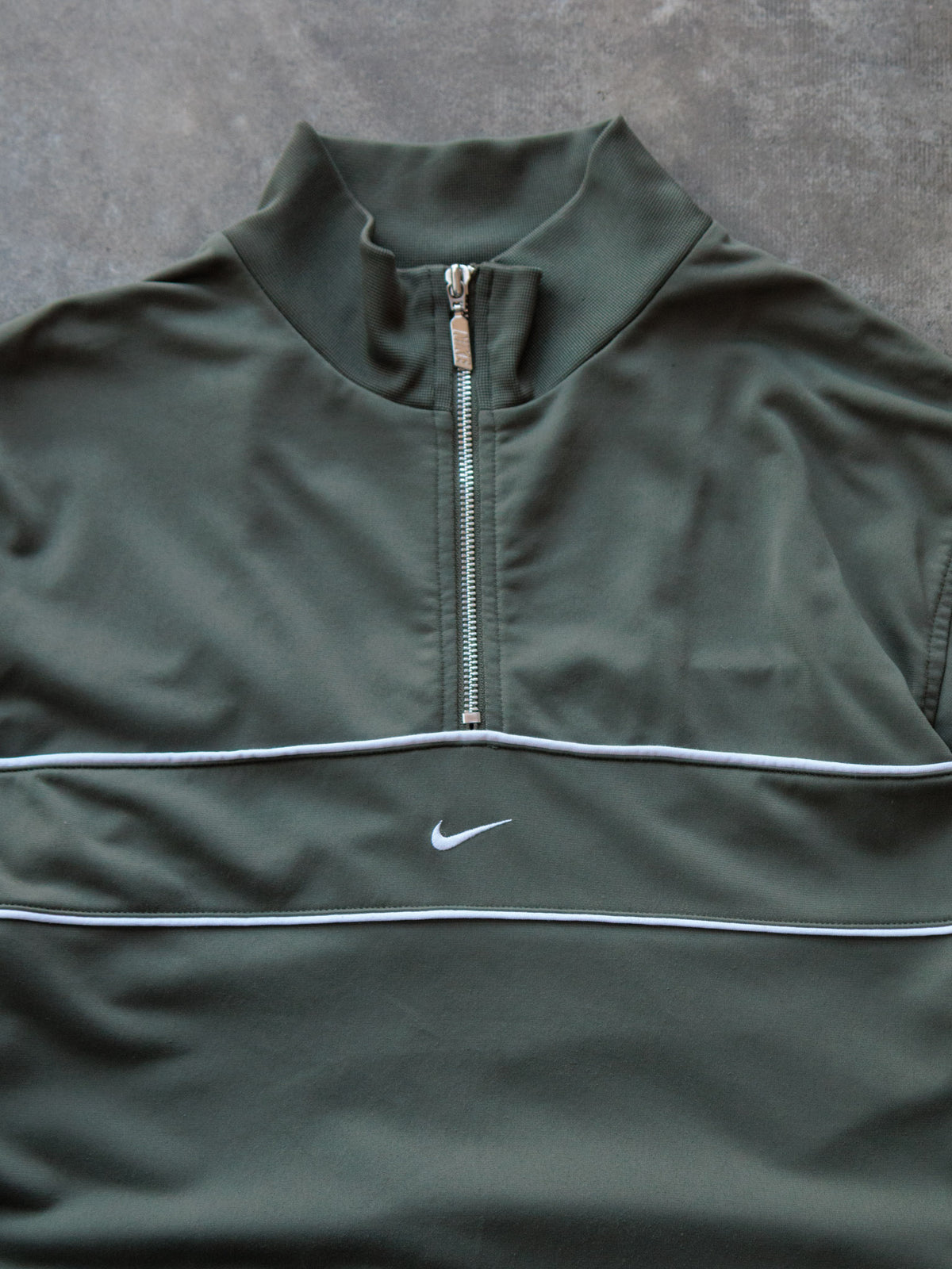 Vintage 00s Green Nike Track Jacket (M)