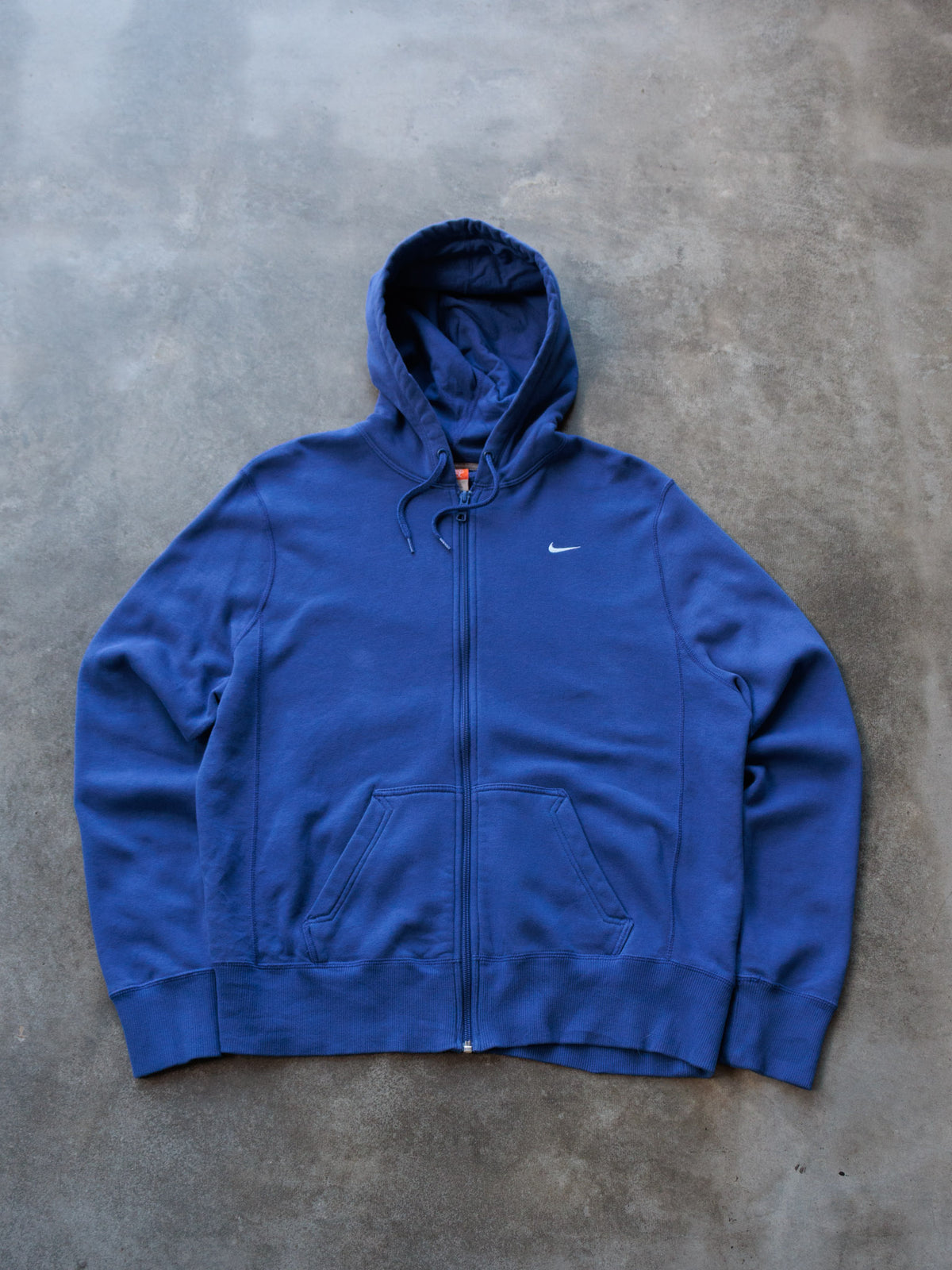 Vintage 00s Blue Nike Full Zip Hoodie (XL)