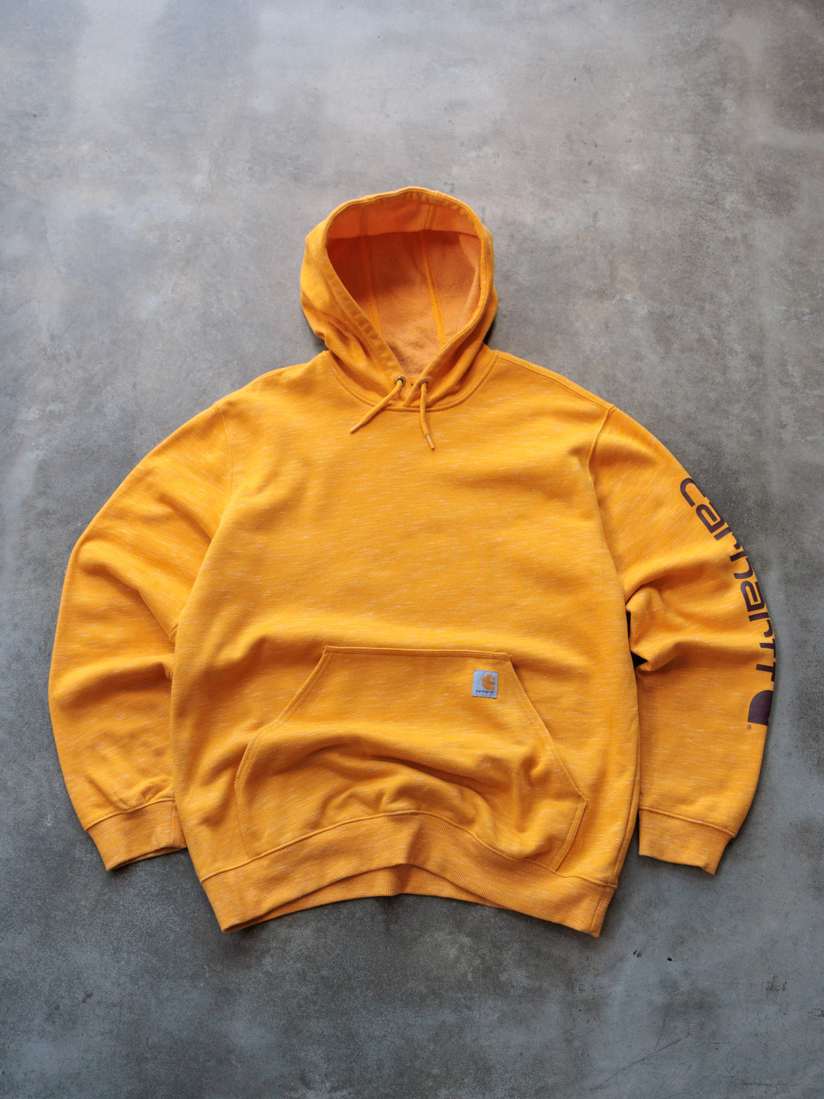 Vintage Orange Carhartt Hoodie (L)