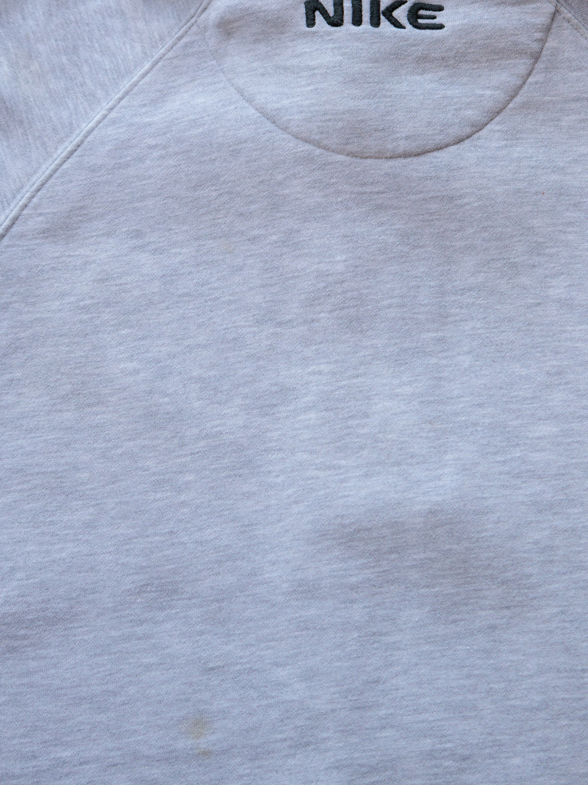 Vintage 00s Grey Nike Snap Mock Neck Sweatshirt (XL)