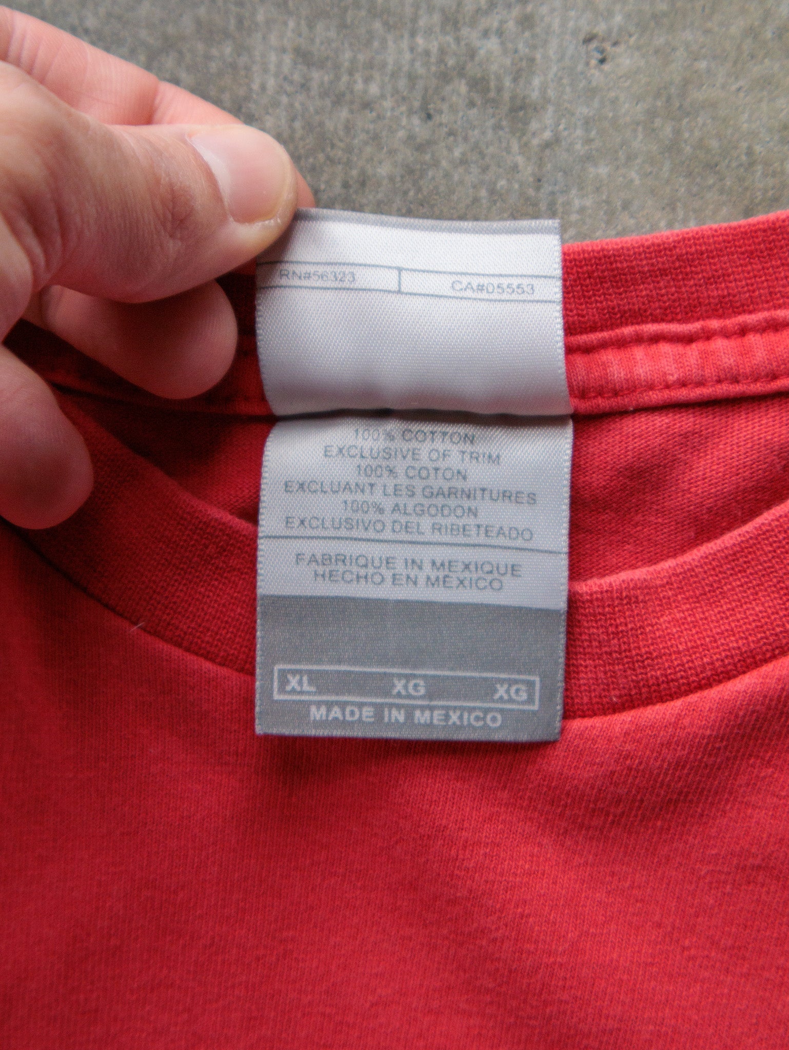 Vintage 00s Red Nike Long Sleeve (XL)