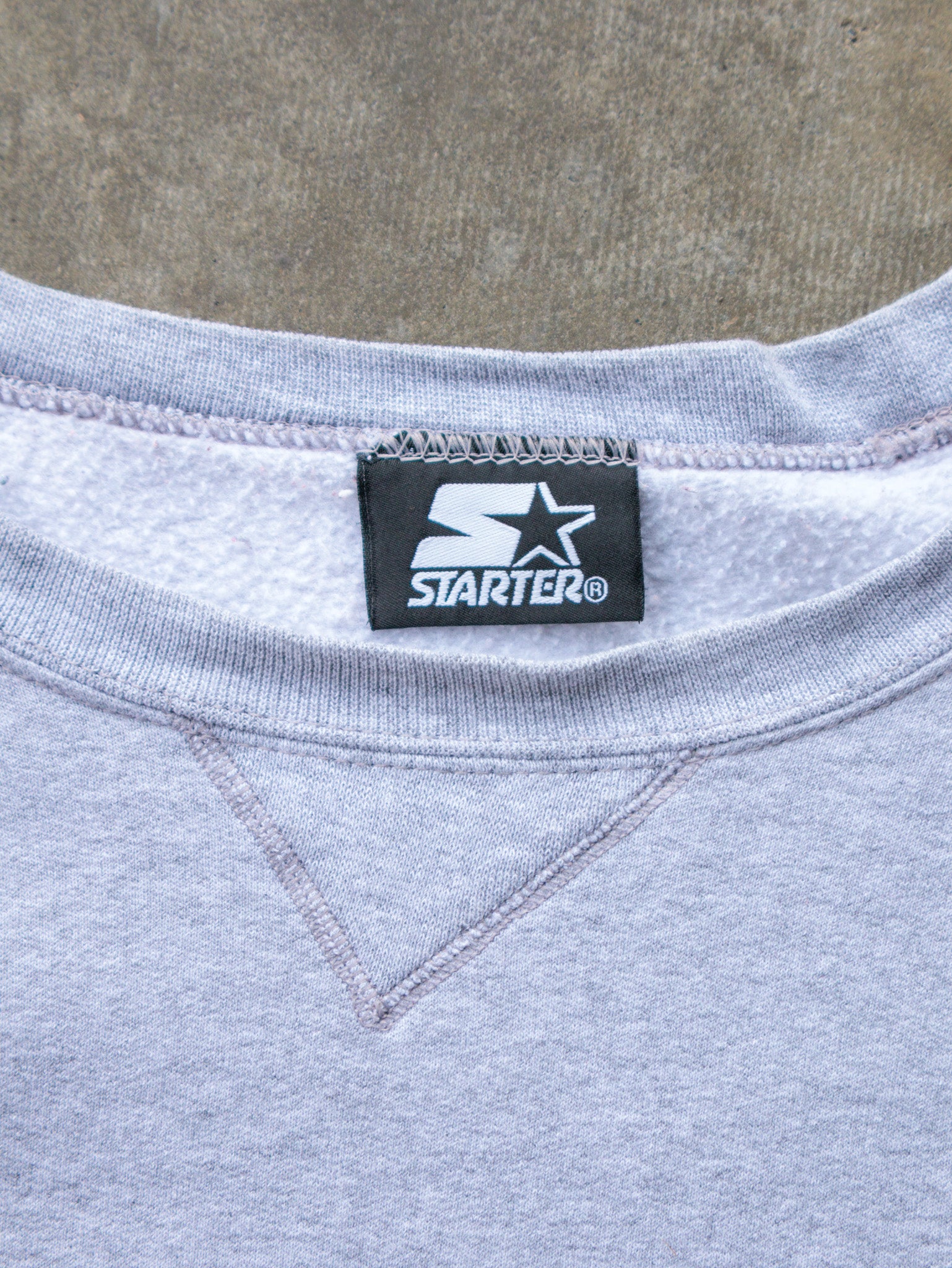 Vintage 90s Grey Starter Sweatshirt (XL)