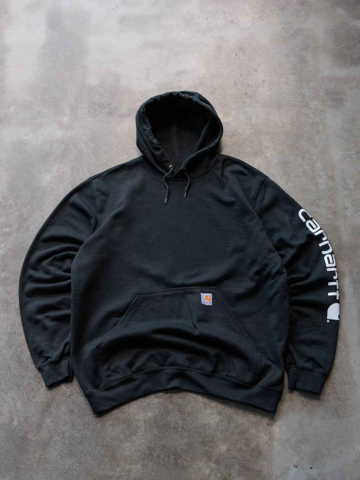 Vintage Black Carhartt Hoodie (L)