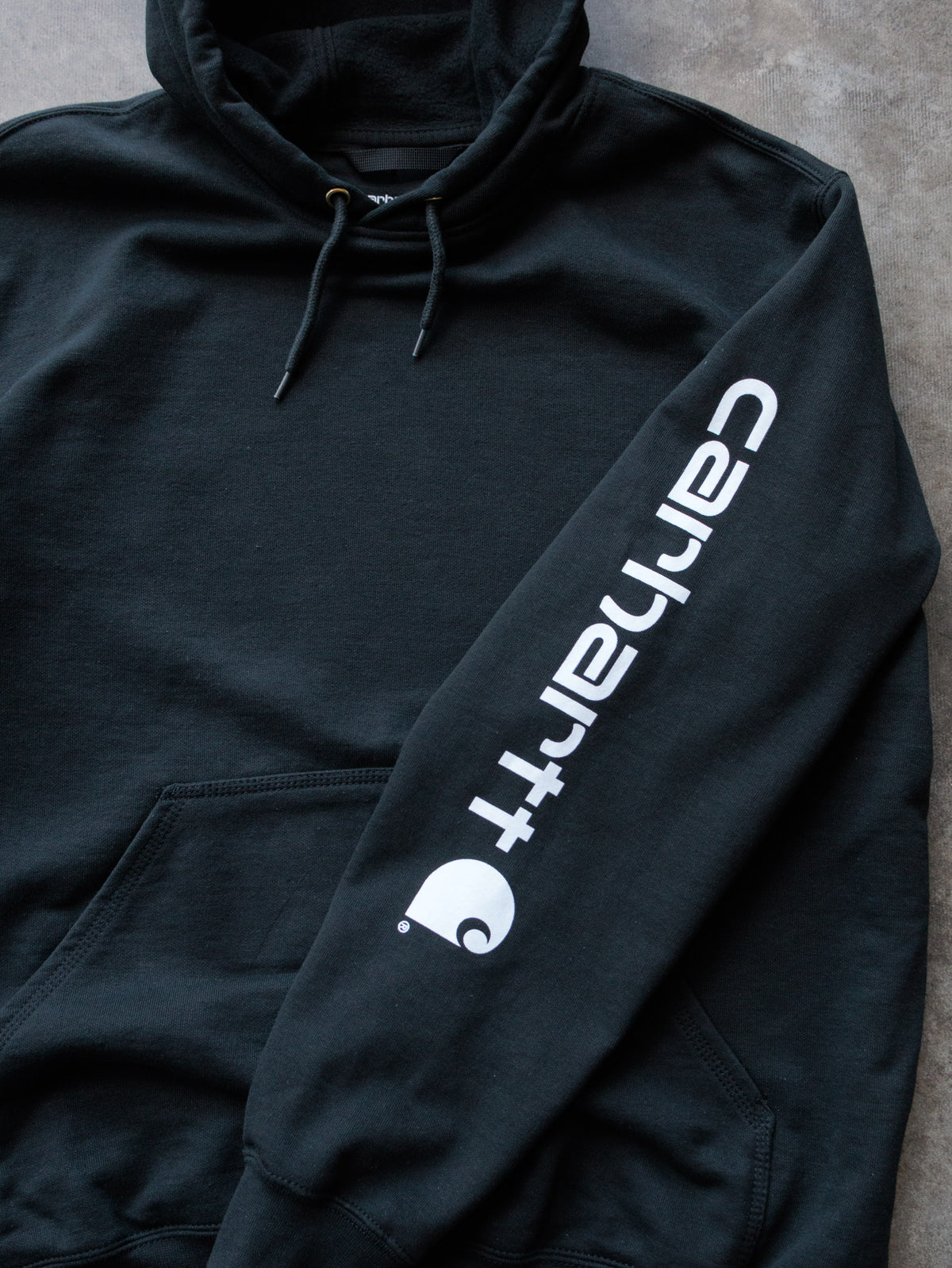 Vintage Black Carhartt Hoodie (L)