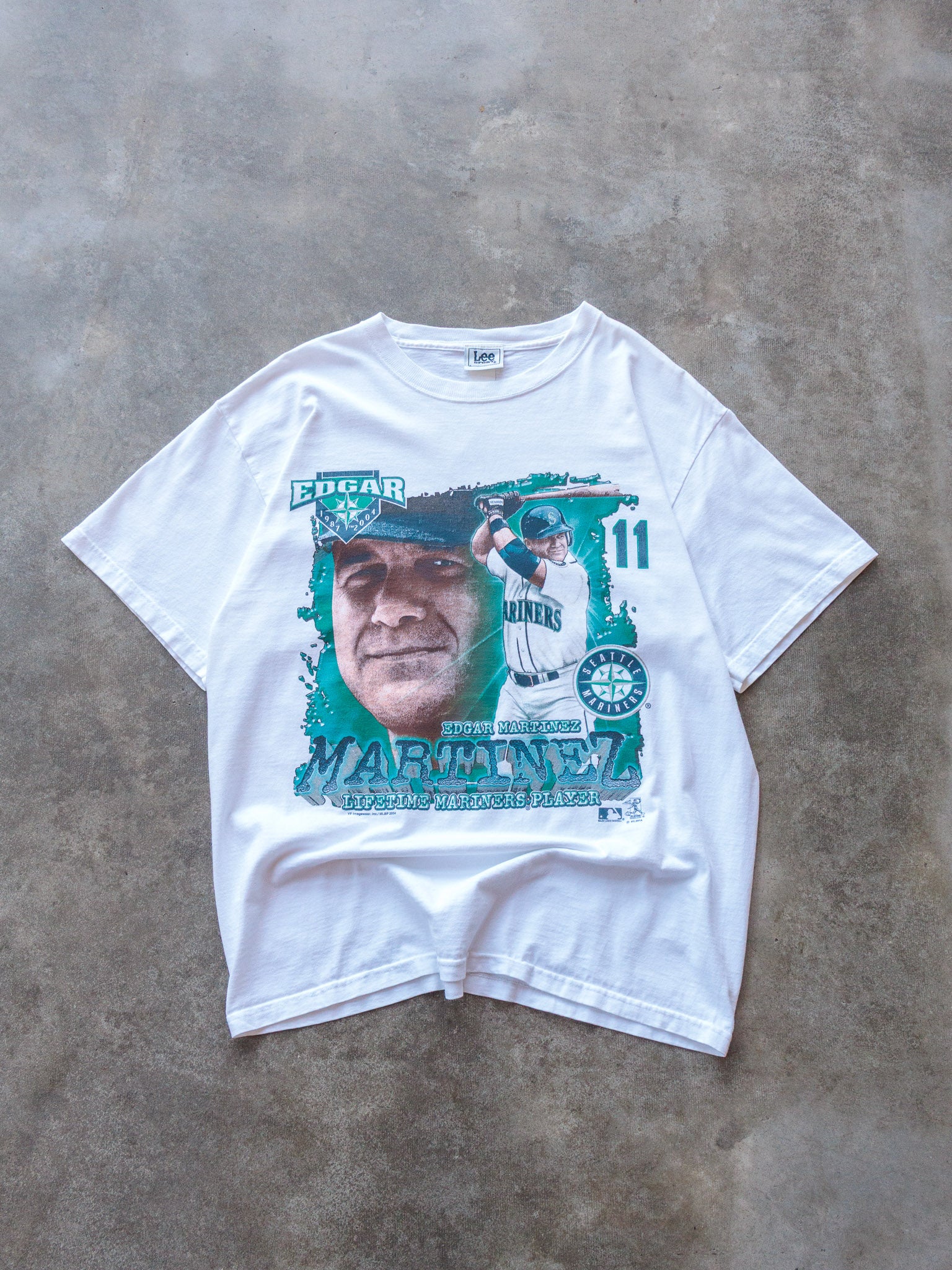 Vintage 2004 Seattle Mariners Edgar Martinez Tee (M)