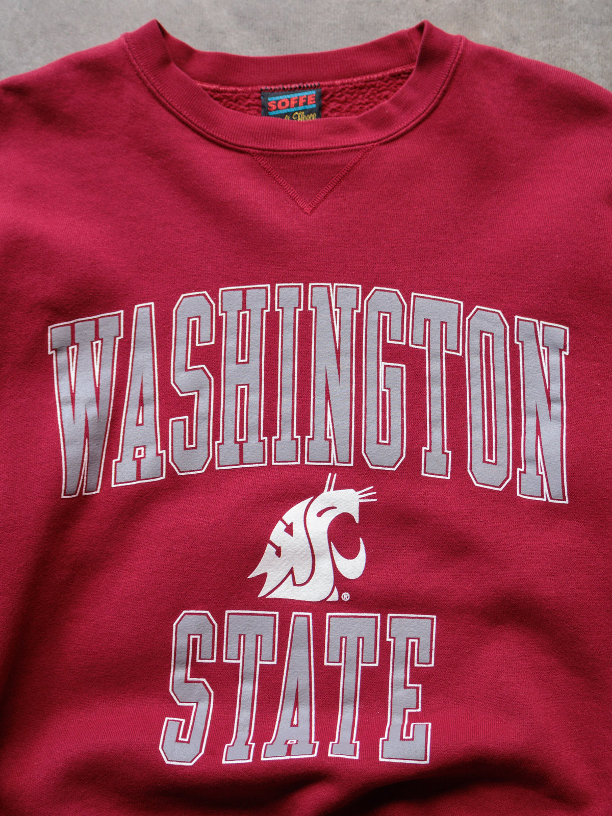 Vintage 90s Red Washington State Sweatshirt (L)