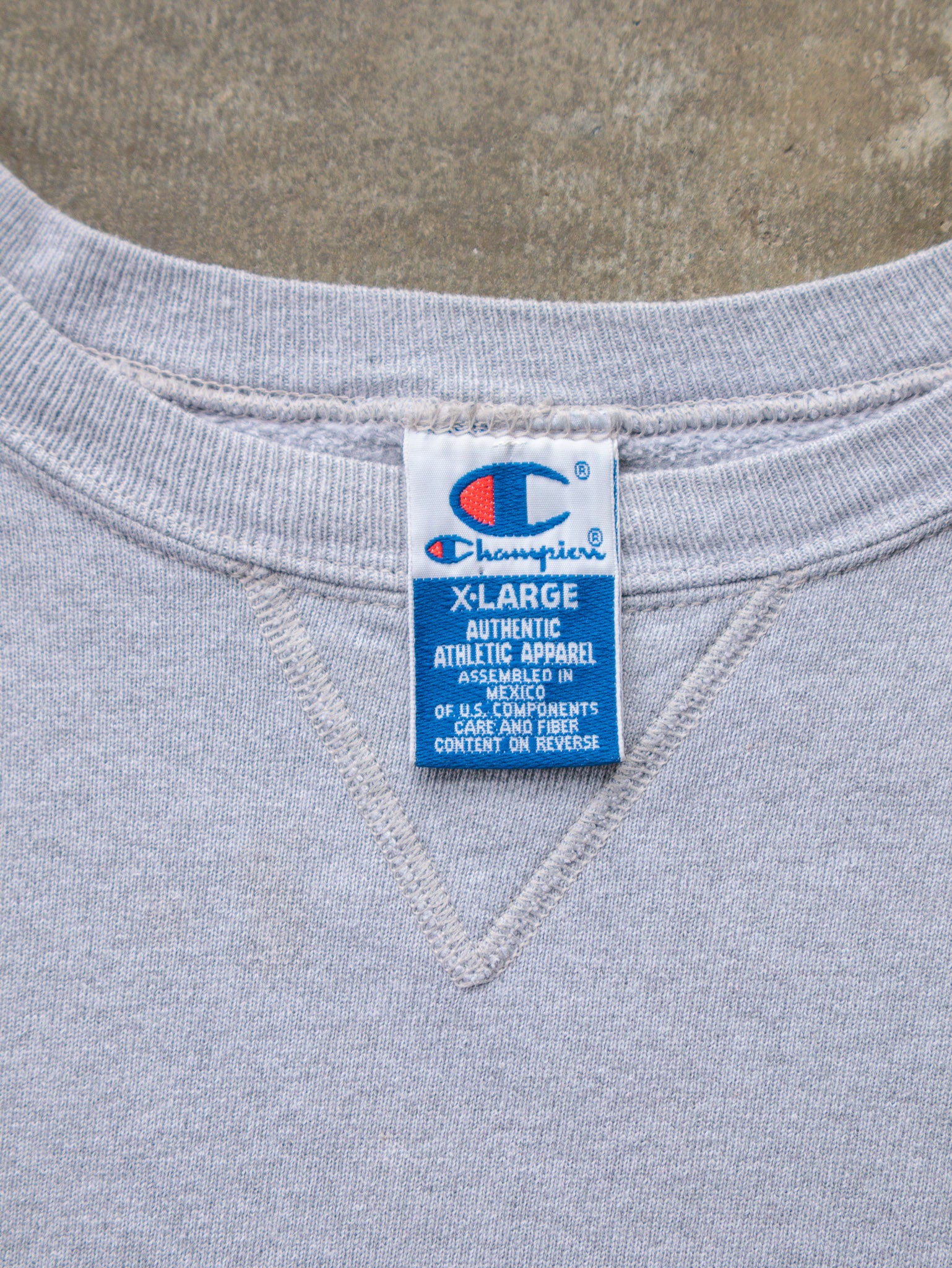 Vintage 90s Grey Champion Sweatshirt (XL)
