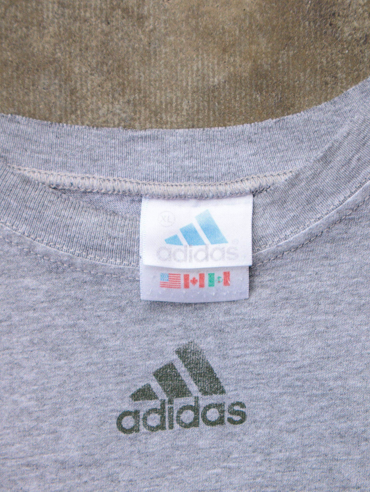 Vintage 90s Grey Adidas Tank (XL)