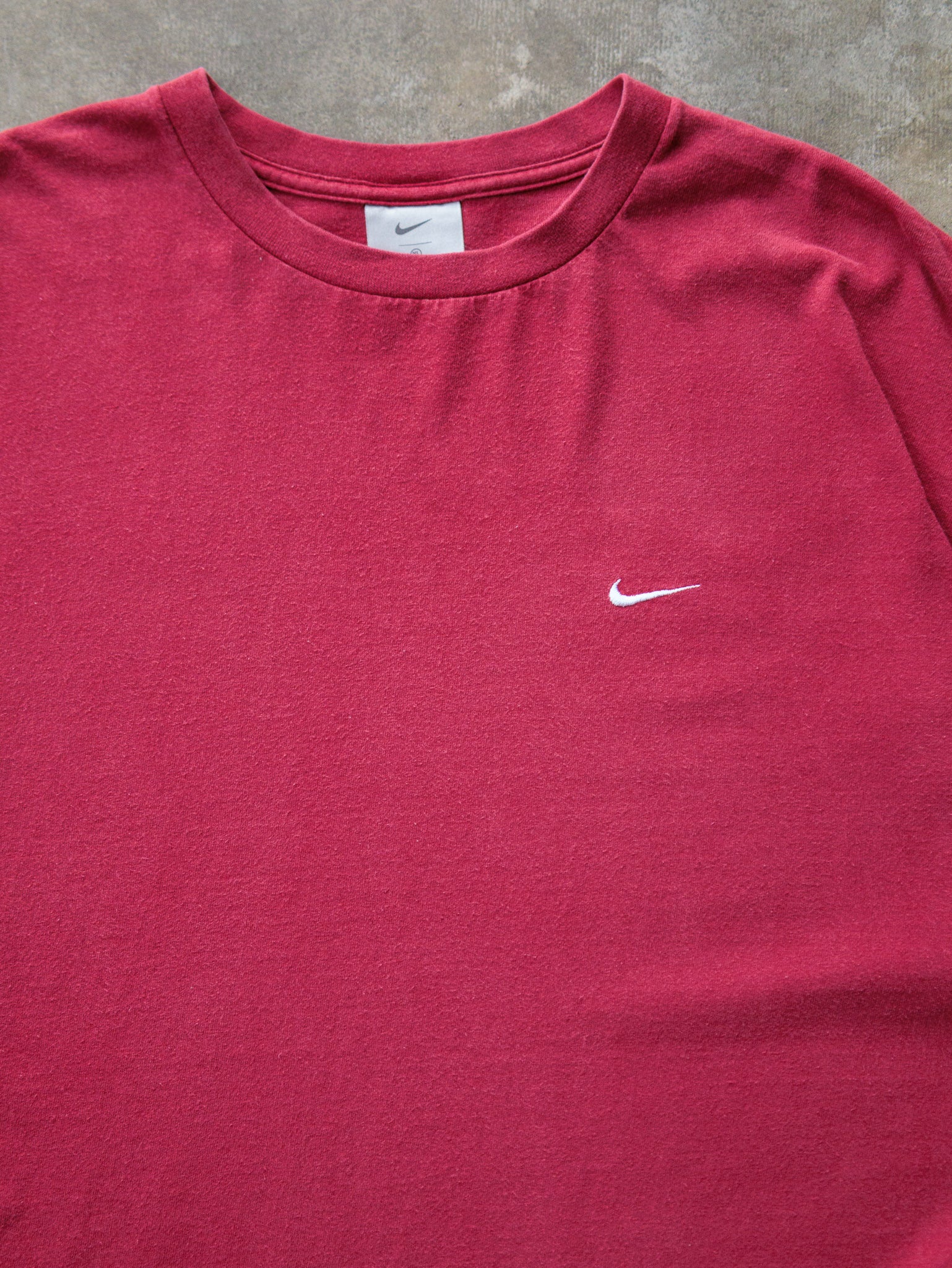 Vintage 90s Faded Red Nike Tee (XL)