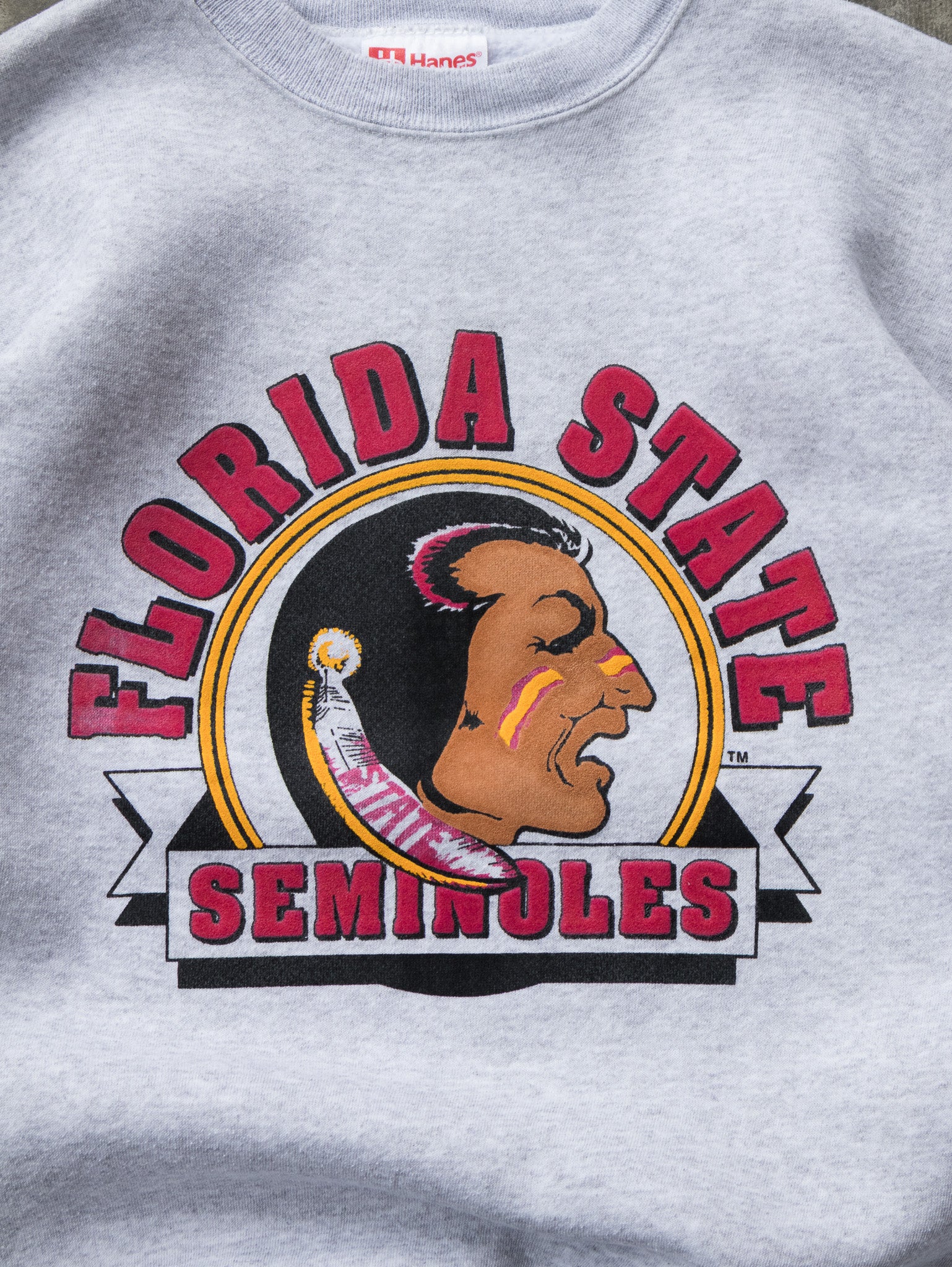 Vintage Grey Florida State Seminoles Sweatshirt (L)