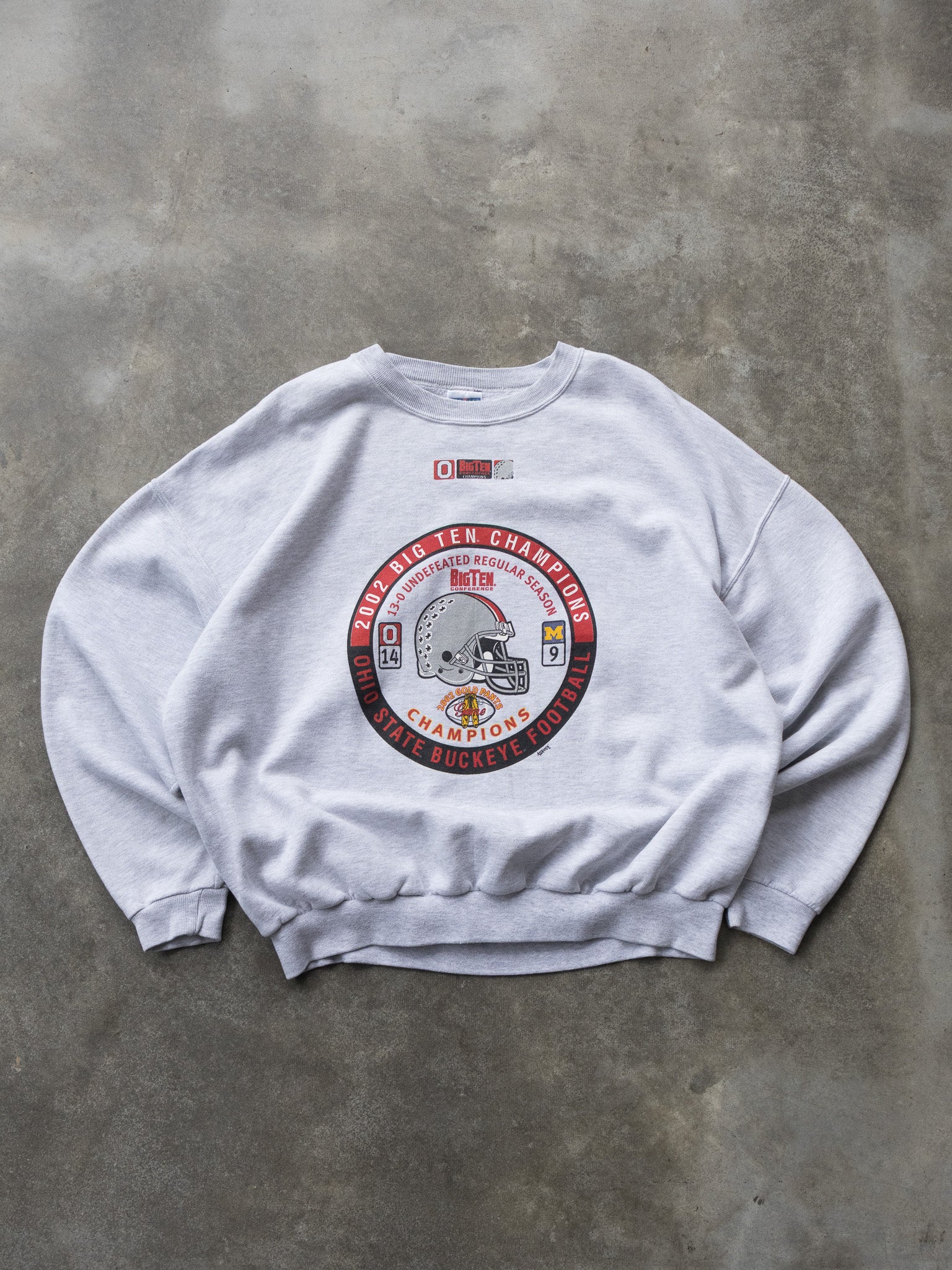 Vintage 2002 Ohio State Buckeyes Champions Sweatshirt (2XL)