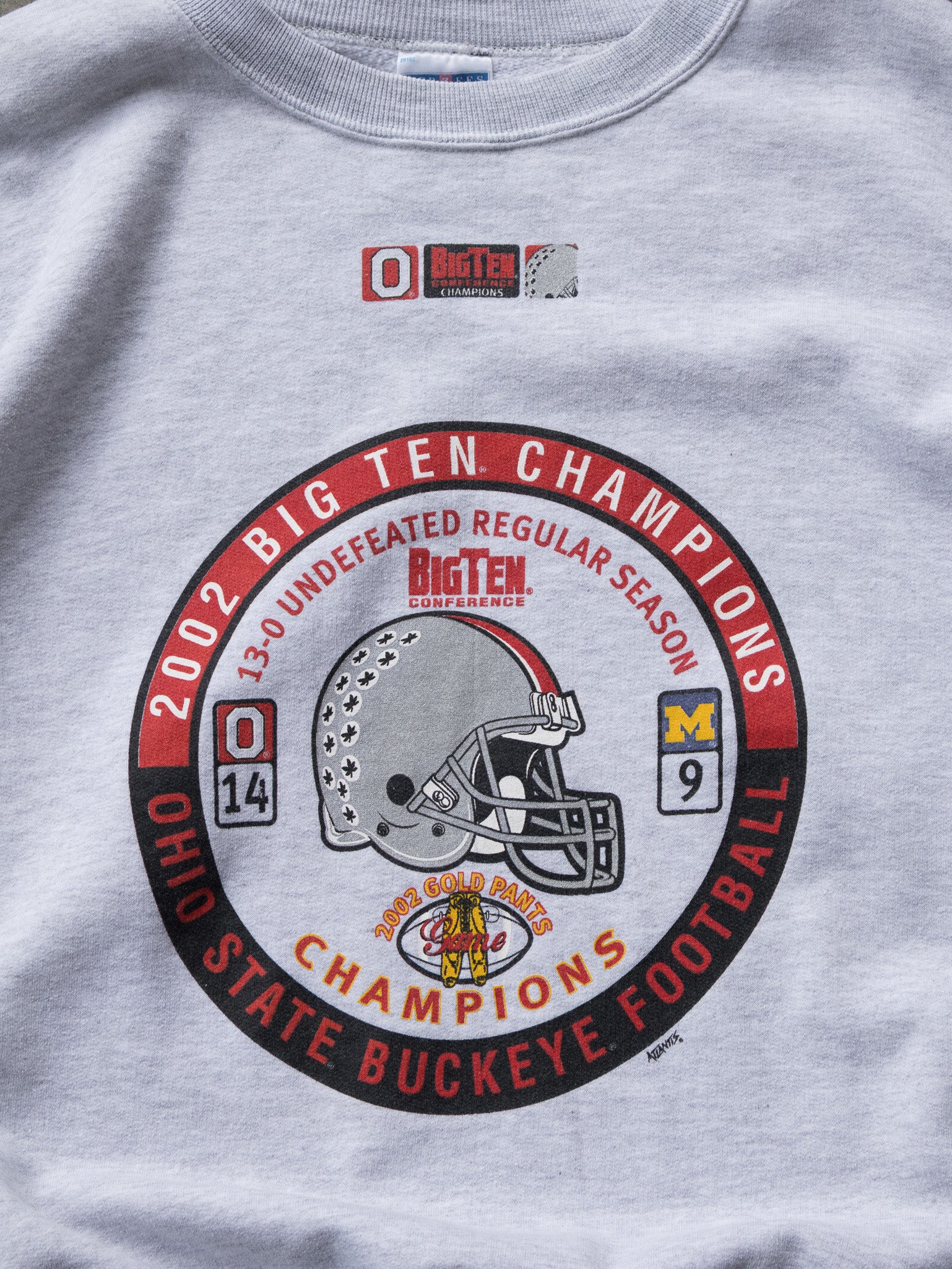 Vintage 2002 Ohio State Buckeyes Champions Sweatshirt (2XL)