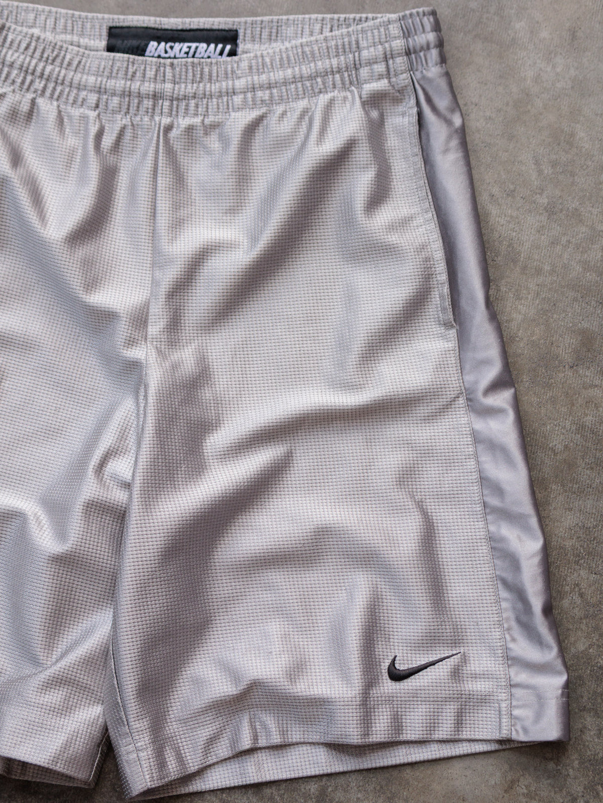 Vintage Grey Nike Basketball Shorts (S)
