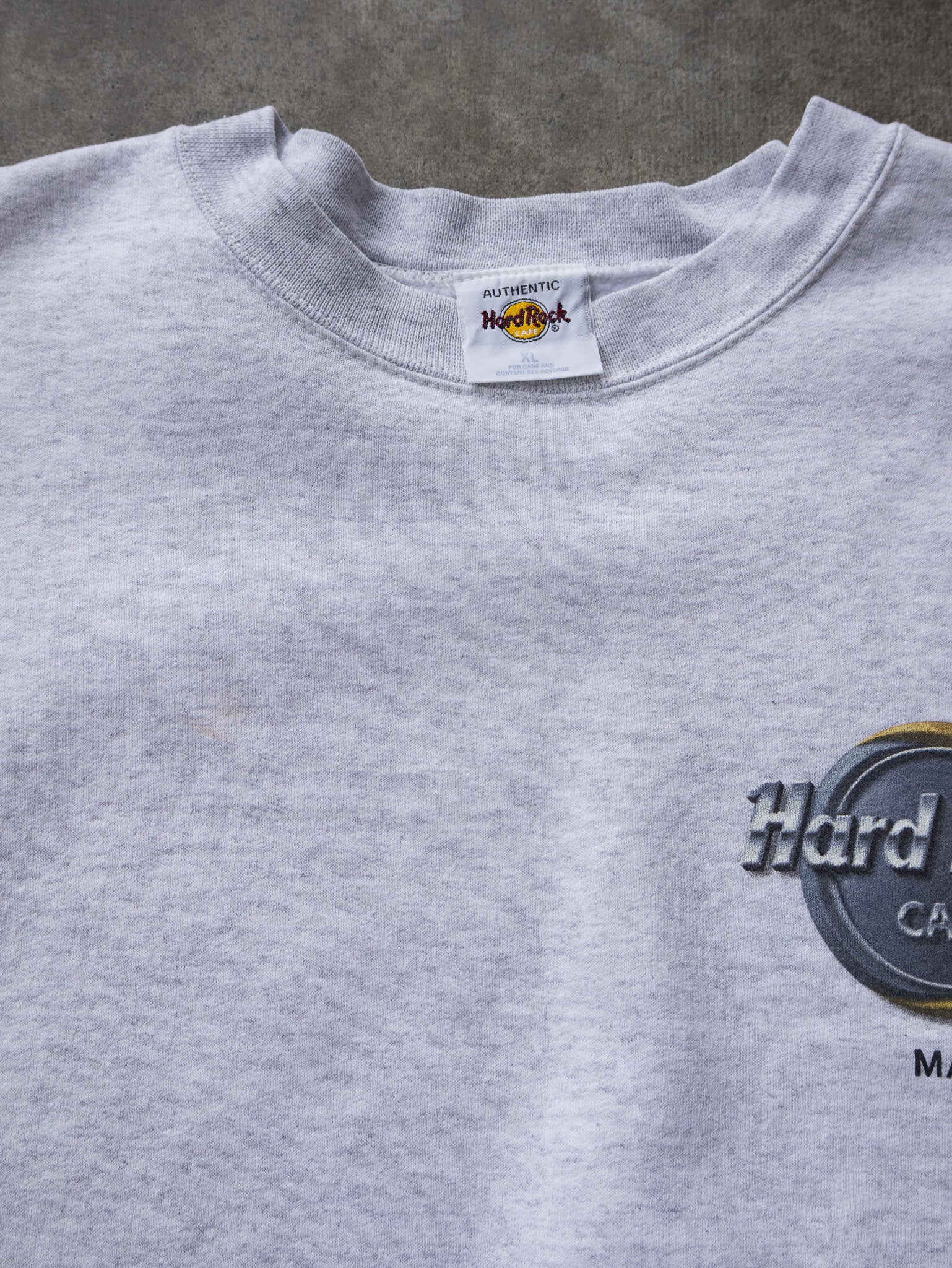Vintage Grey Hard Rock Cafe Maui Sweatshirt (XL)