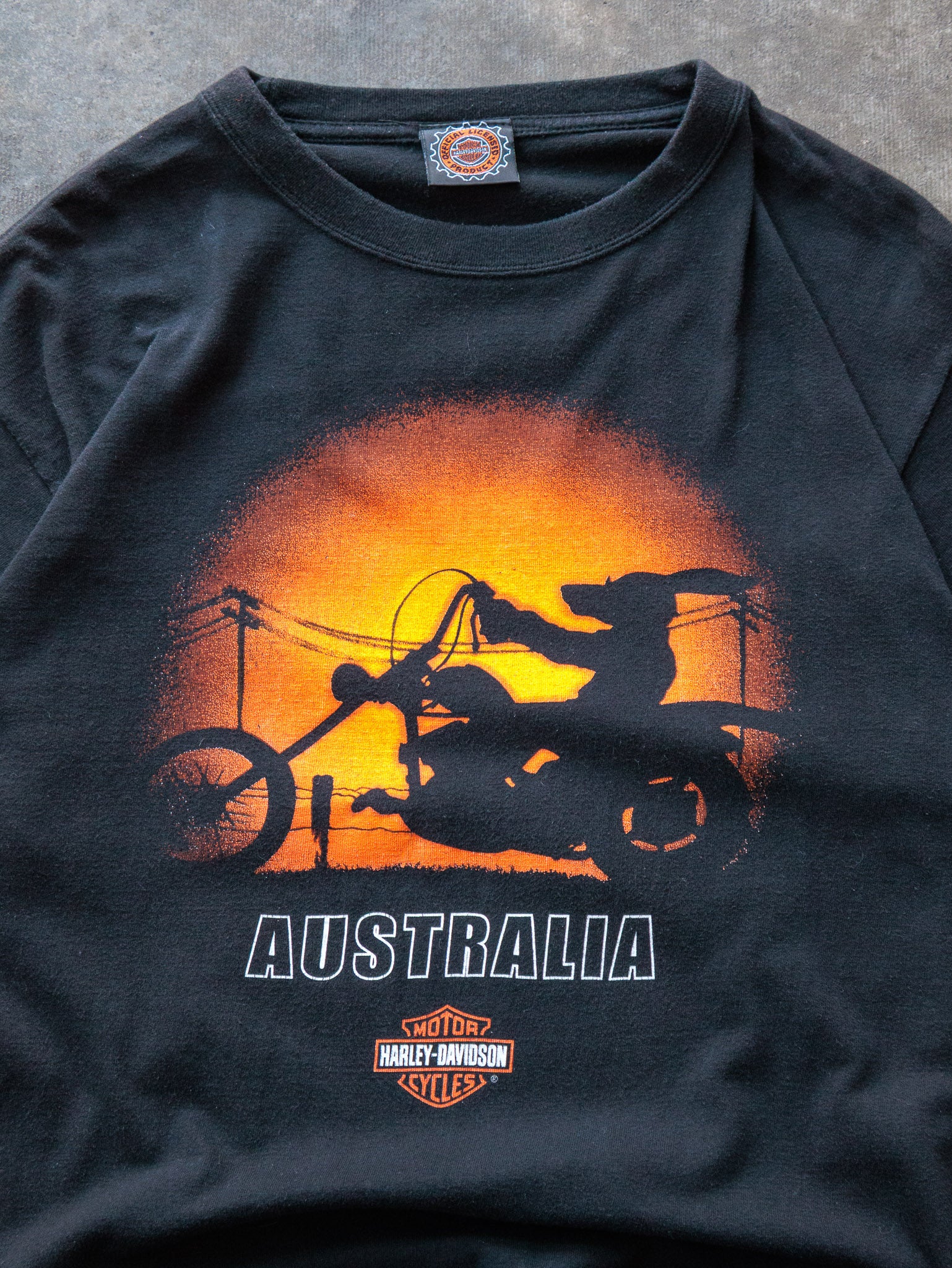 Vintage Harley-Davidson Australia Melbourne Sunset Tee (L)
