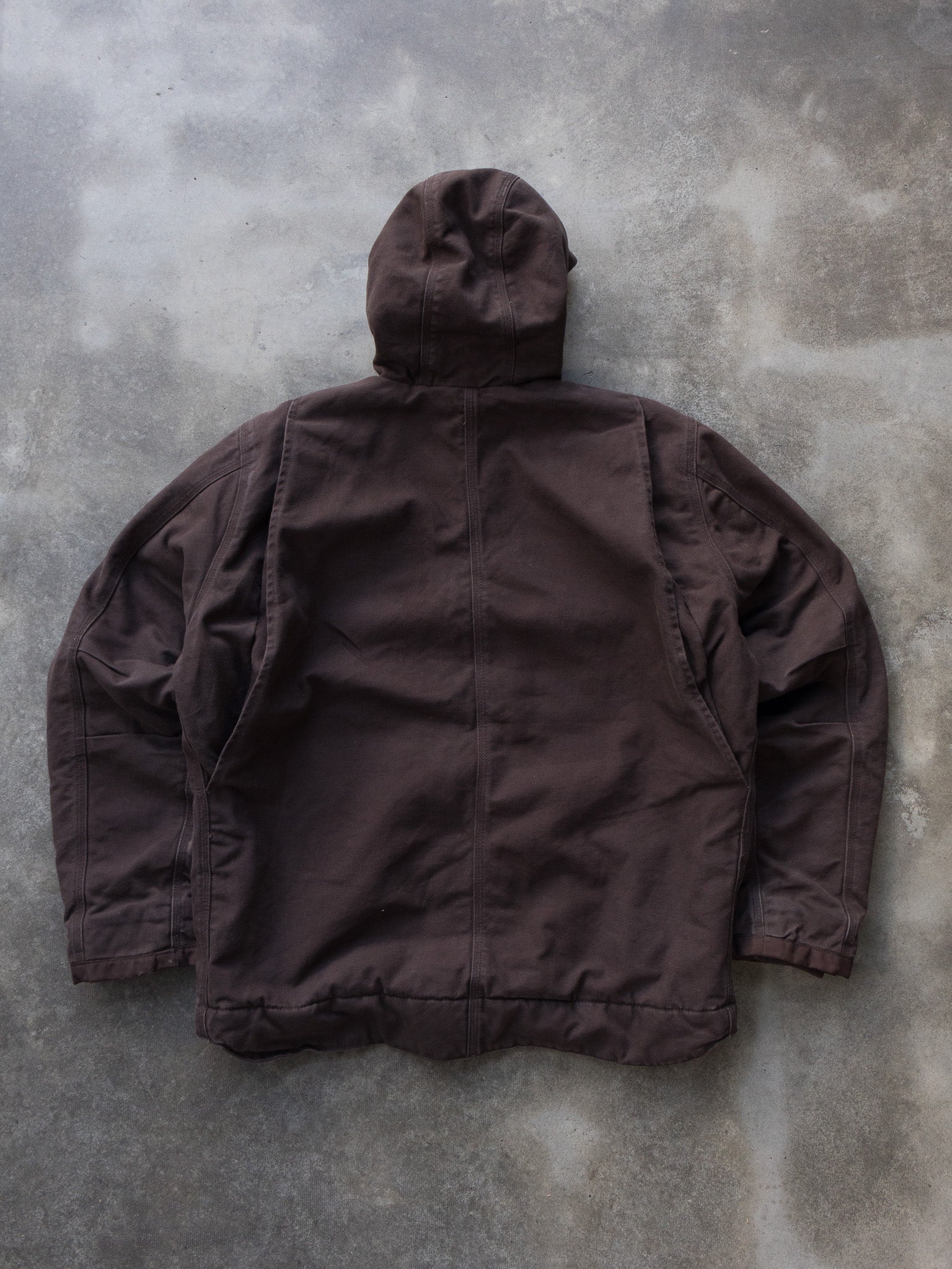 Vintage Brown Carhartt Sherpa-Lined Jacket (M)