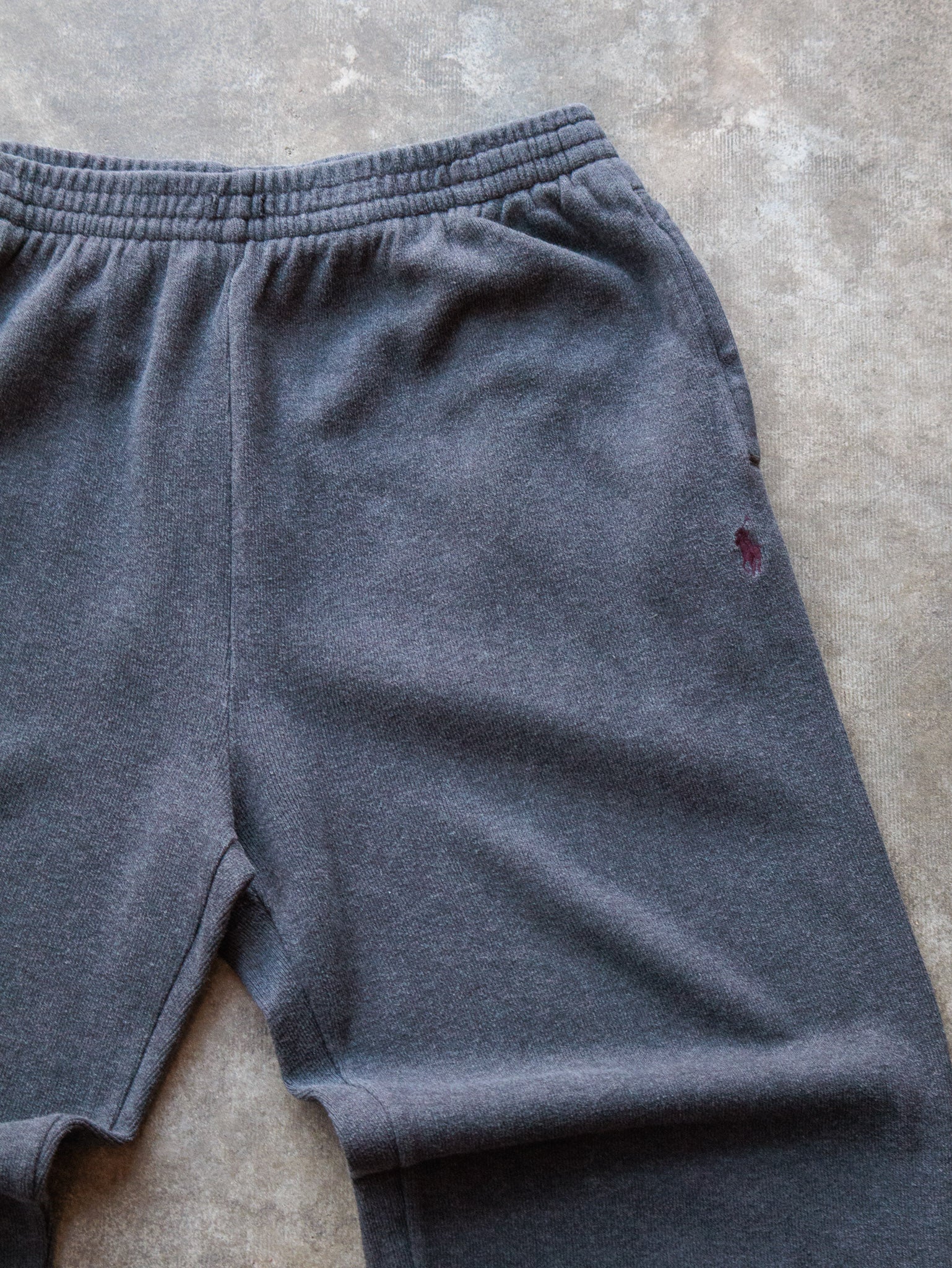 Vintage Grey Polo Ralph Lauren Sweatpants (XL)