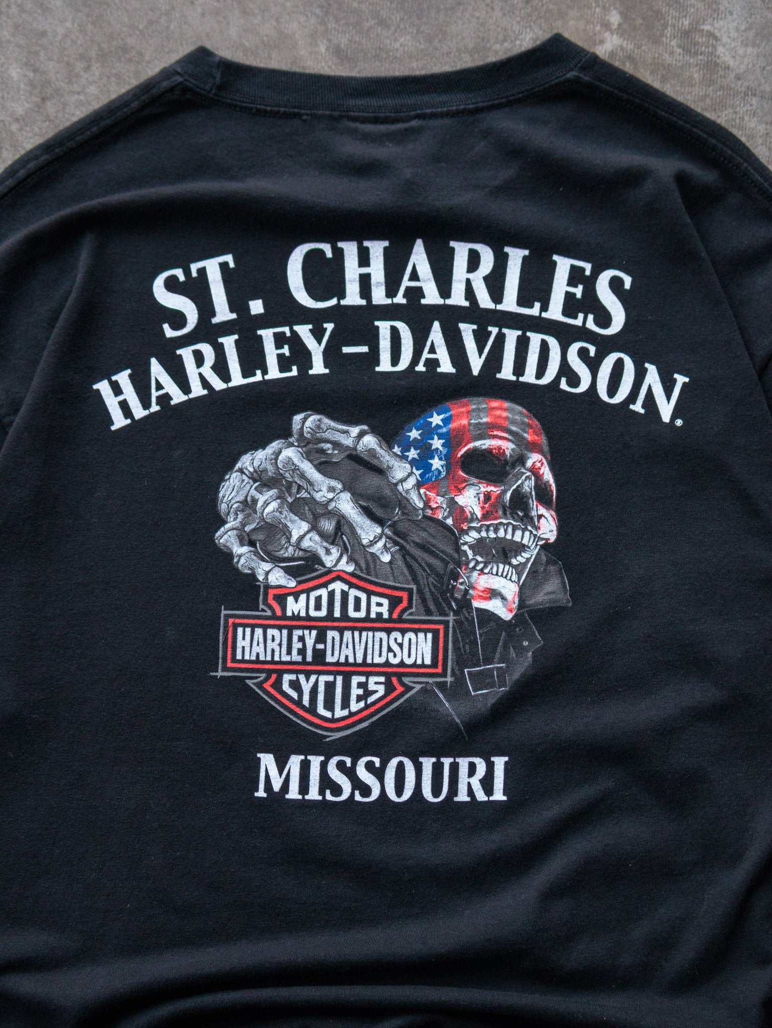 2018 Black Harley-Davidson St. Charles Missouri Tee (L)