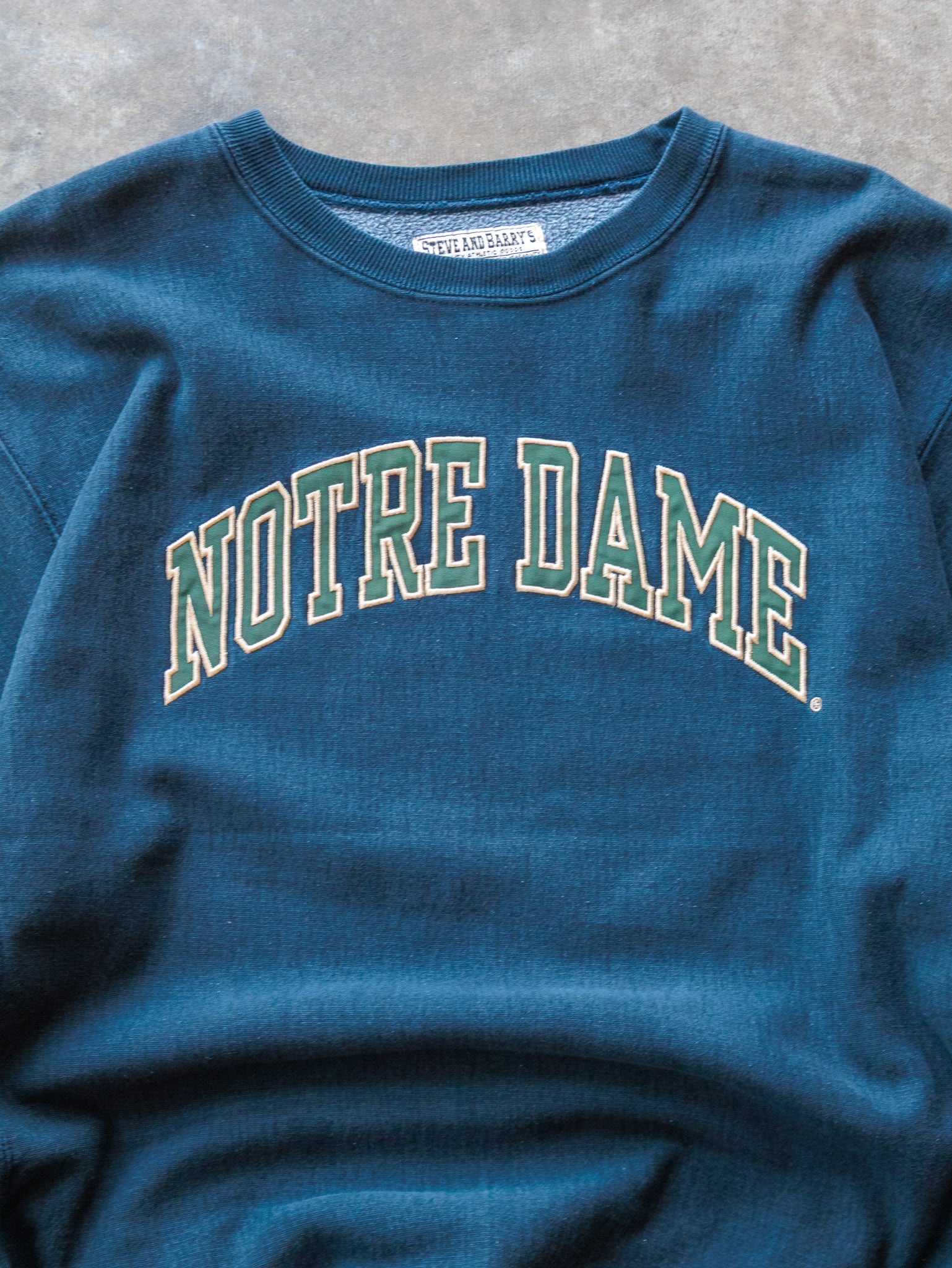 Vintage Navy Notre Dame Sweatshirt (XL)