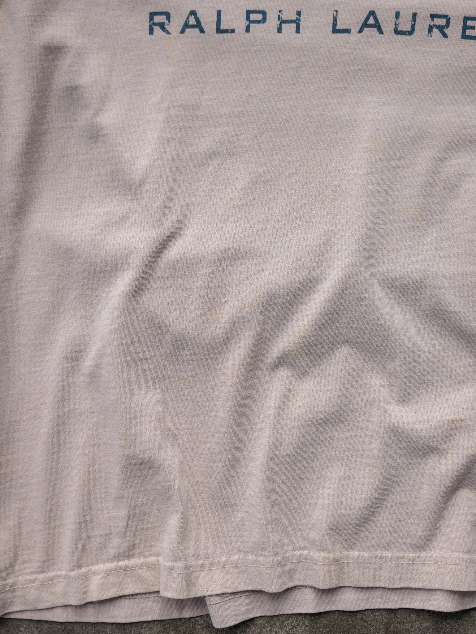 Vintage 90s Beige Chaps Ralph Lauren Long Sleeve (M)