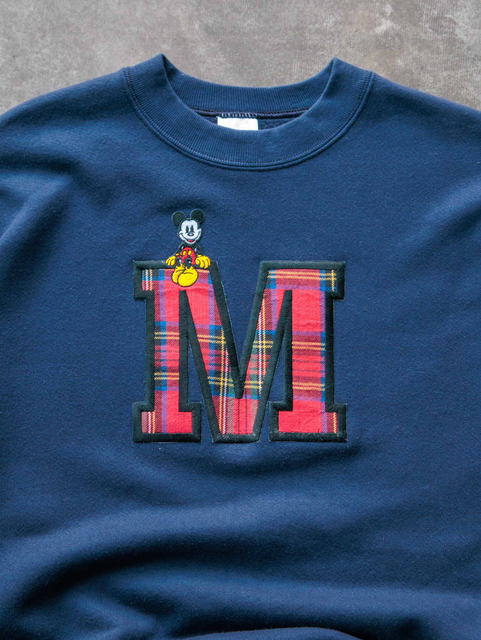 Vintage 90s Navy Mickey Mouse Sweatshirt (XL)