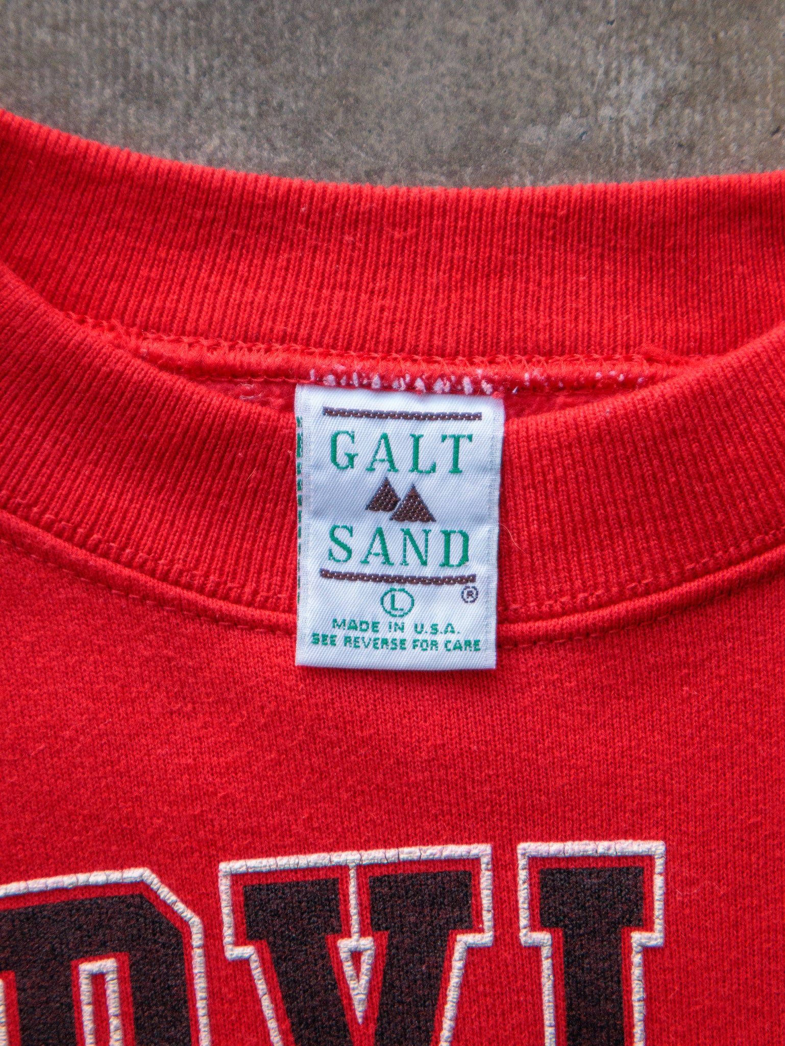 Vintage 90s Red University of Maryland Sweatshirt (L)