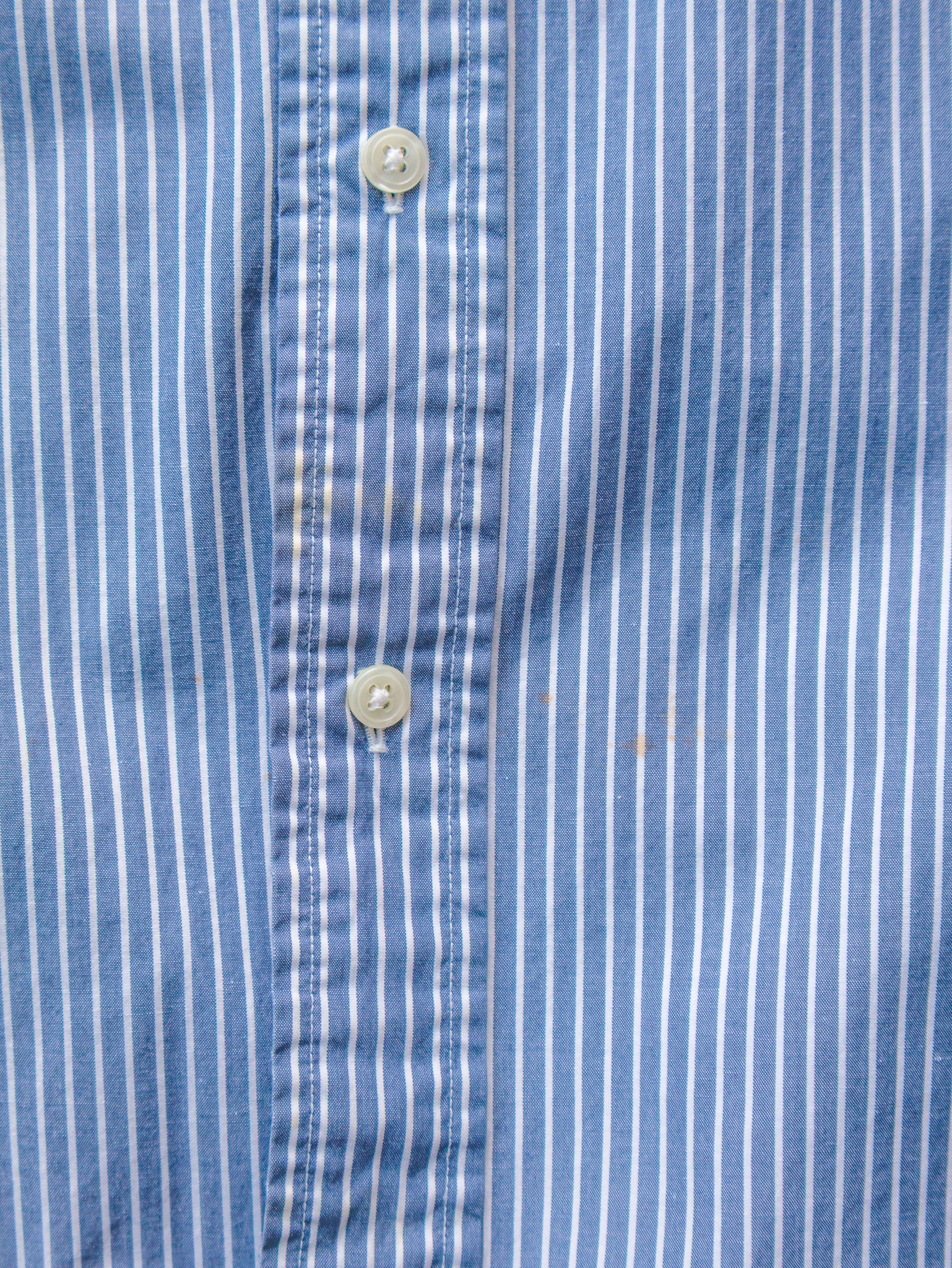 Vintage 90s Blue Tommy Hilfiger Striped Shirt (XL)