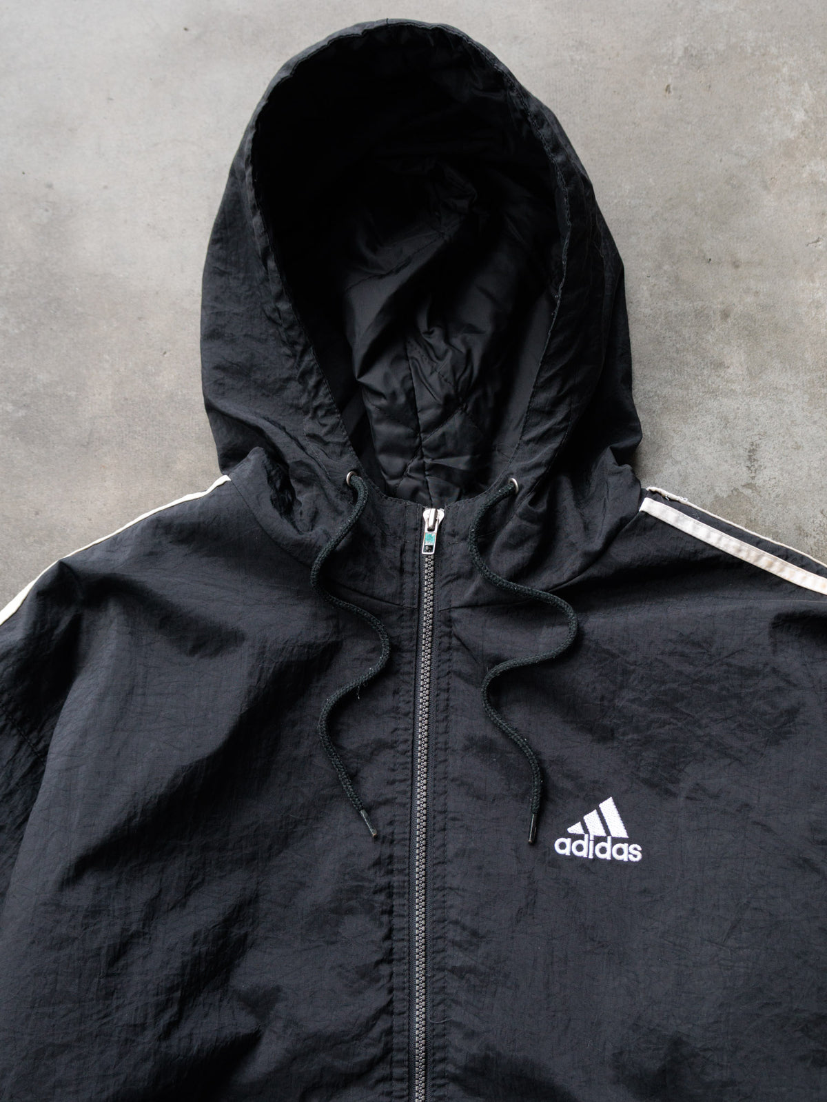 Vintage 90s Black Adidas Jacket (M)