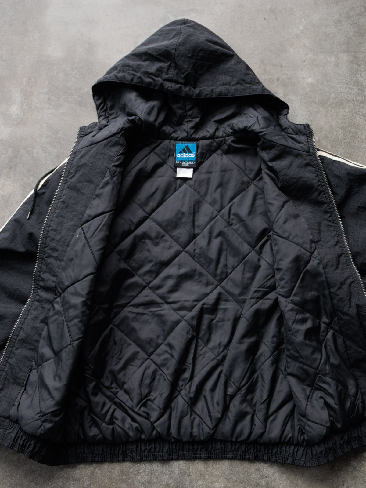 Vintage 90s Black Adidas Jacket (M)