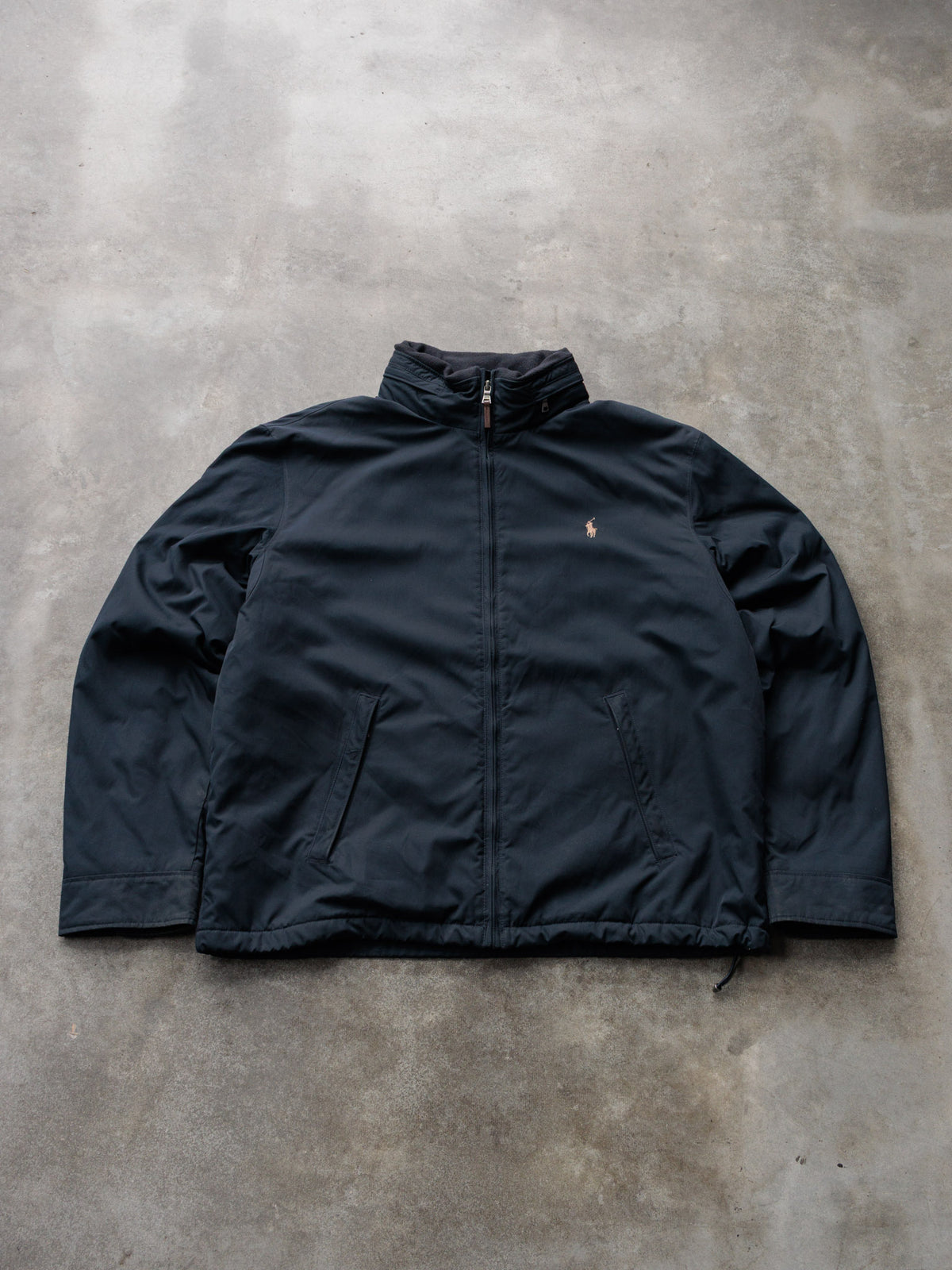 Vintage Navy Polo Ralph Lauren Jacket (XL)