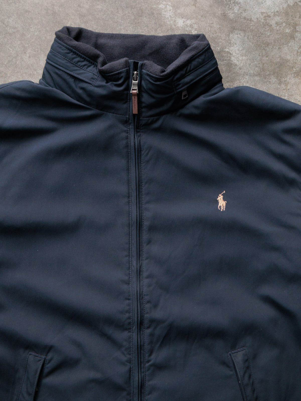Vintage Navy Polo Ralph Lauren Jacket (XL)