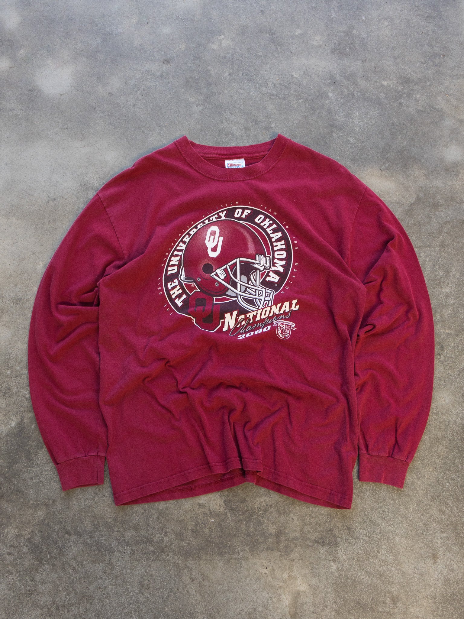 Vintage 2000 Oklahoma Sooners Long Sleeve (L)